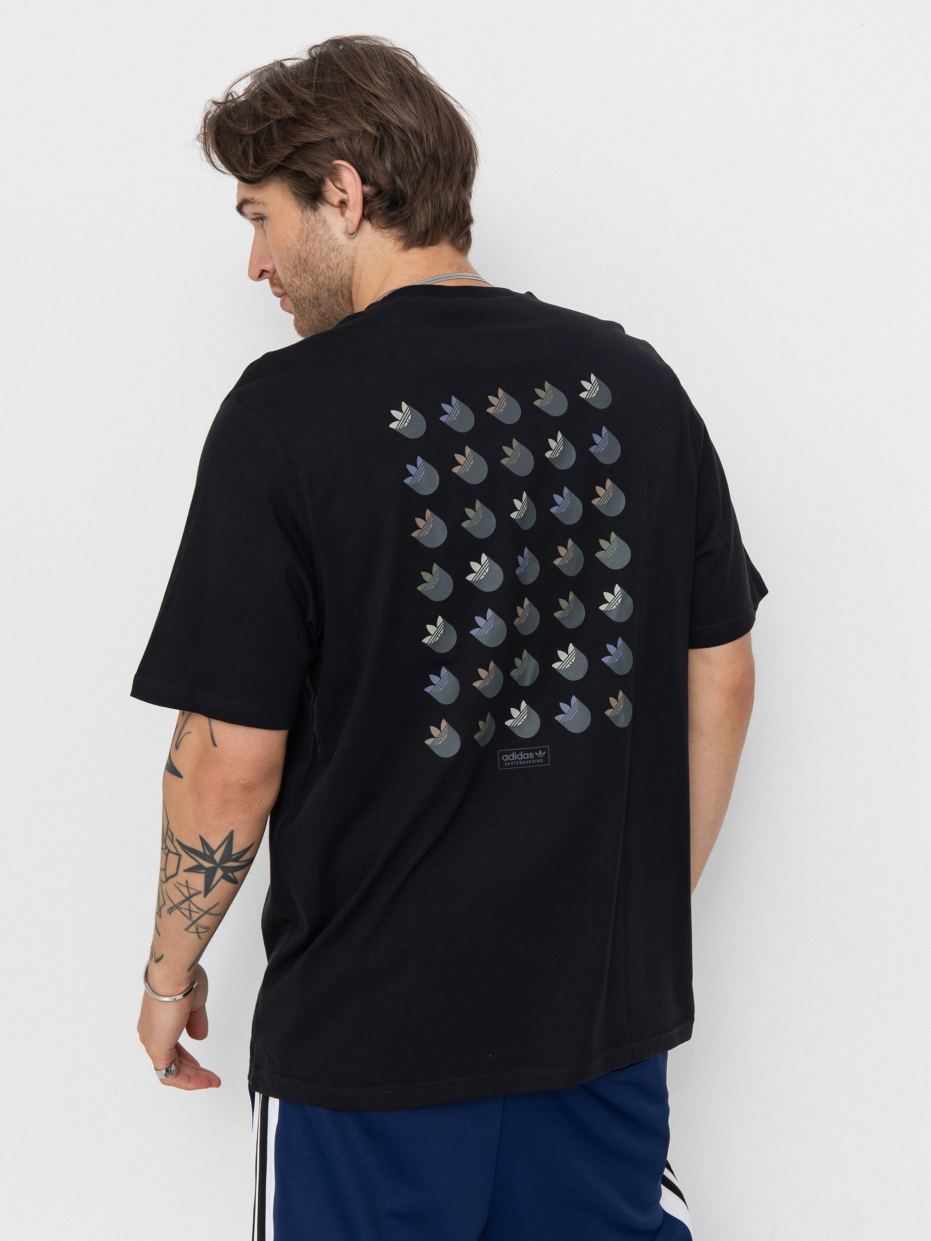 Tričko adidas Skate Tr Shd (black/olistr)
