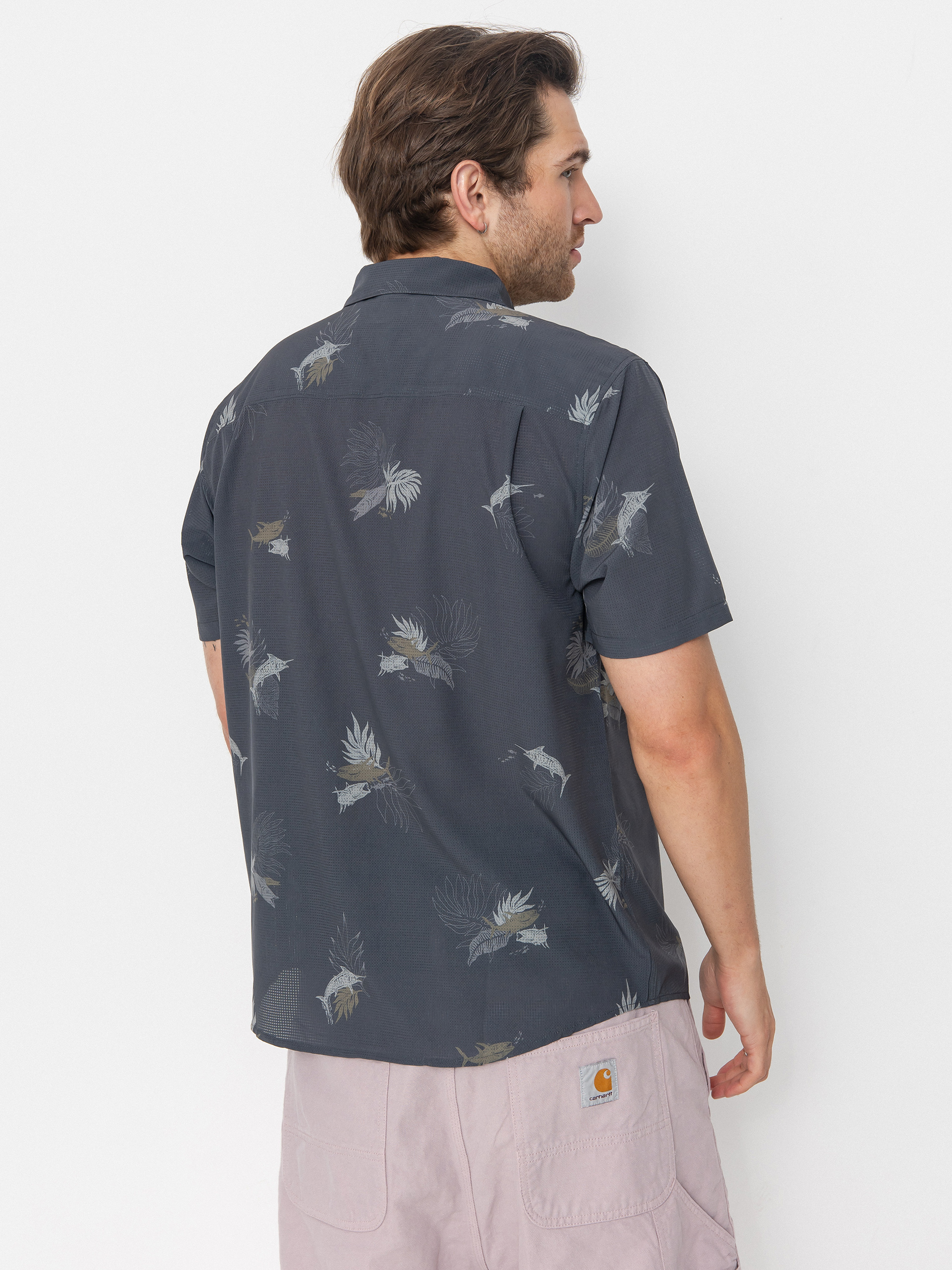 Košile Salty Crew Breezer Perf Tech (charcoal)