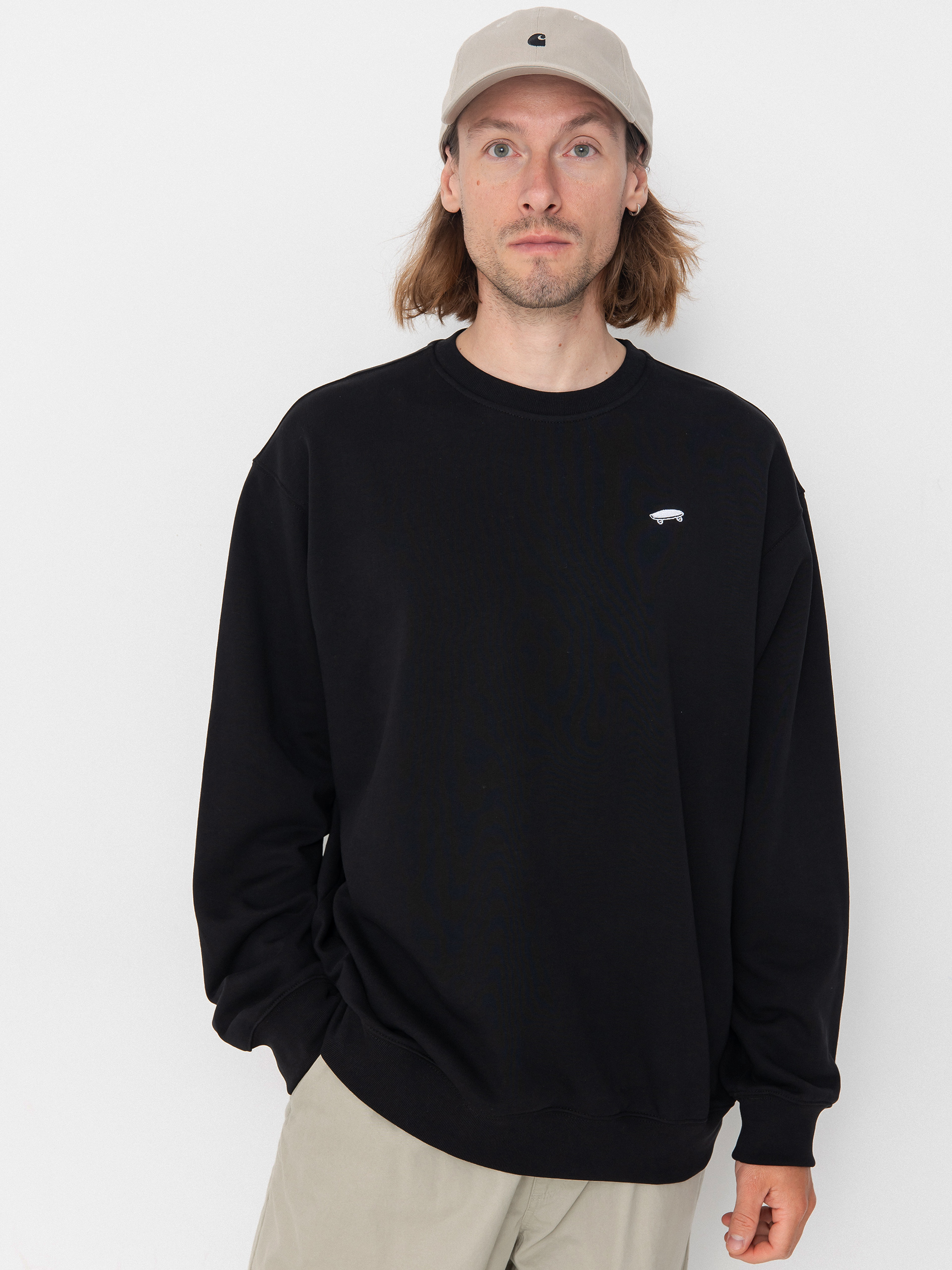 Mikina Vans Salton Loose Ft Crew (black)