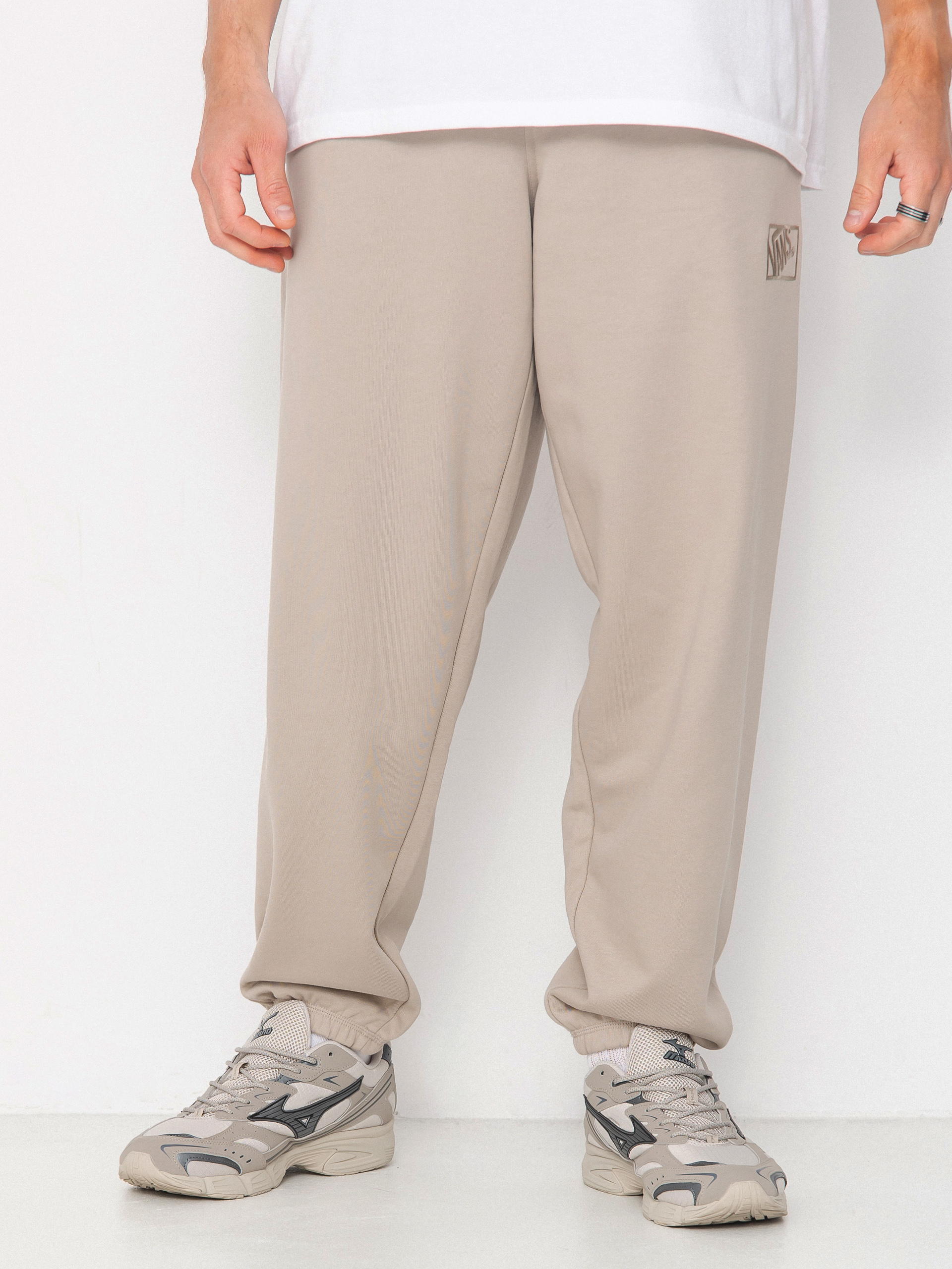 Kalhoty Vans Blocked Box Loose Sweatpant Ft (mushroom)