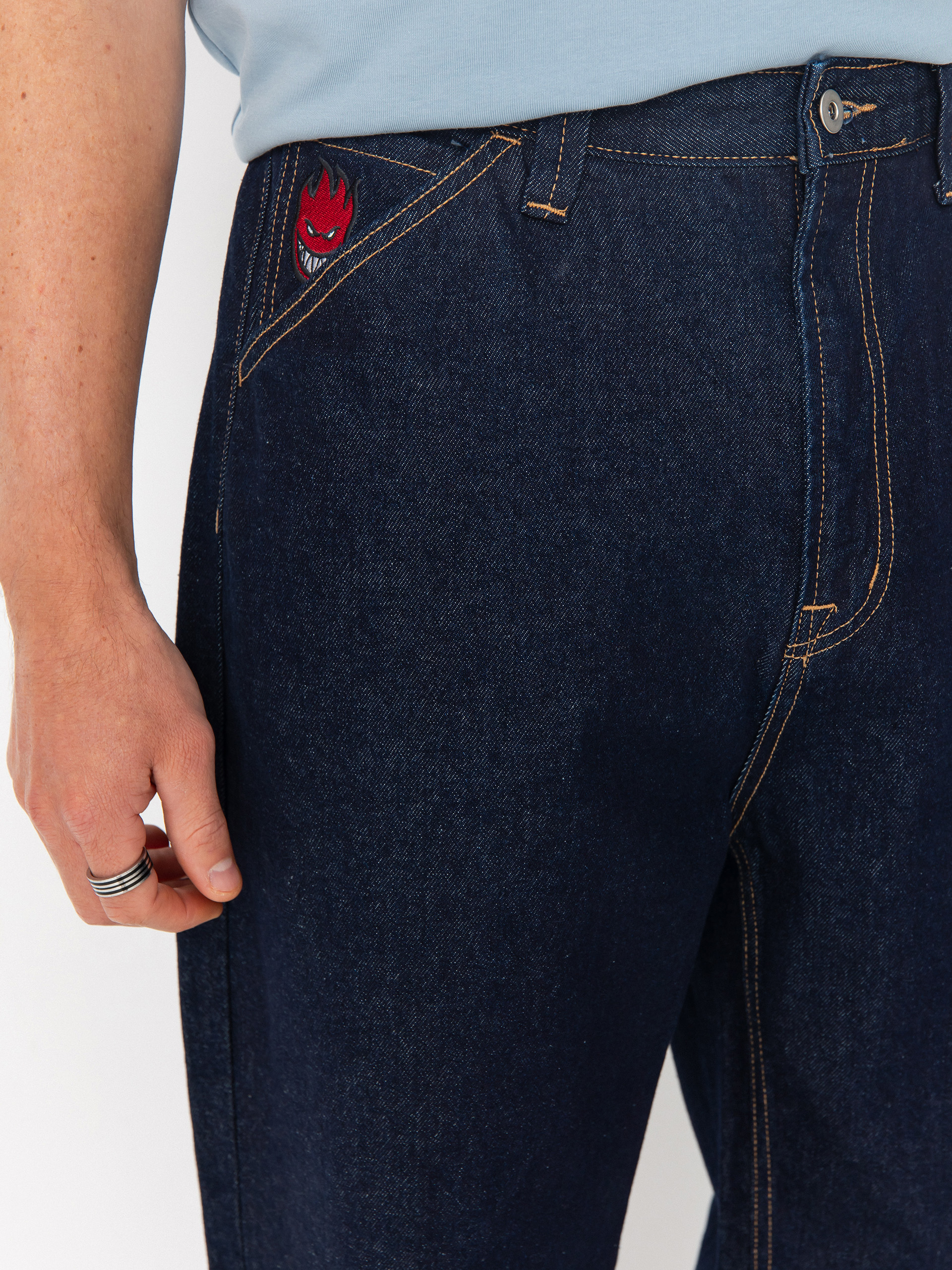 Kalhoty Spitfire Bighead Fill Denim (dark wash)