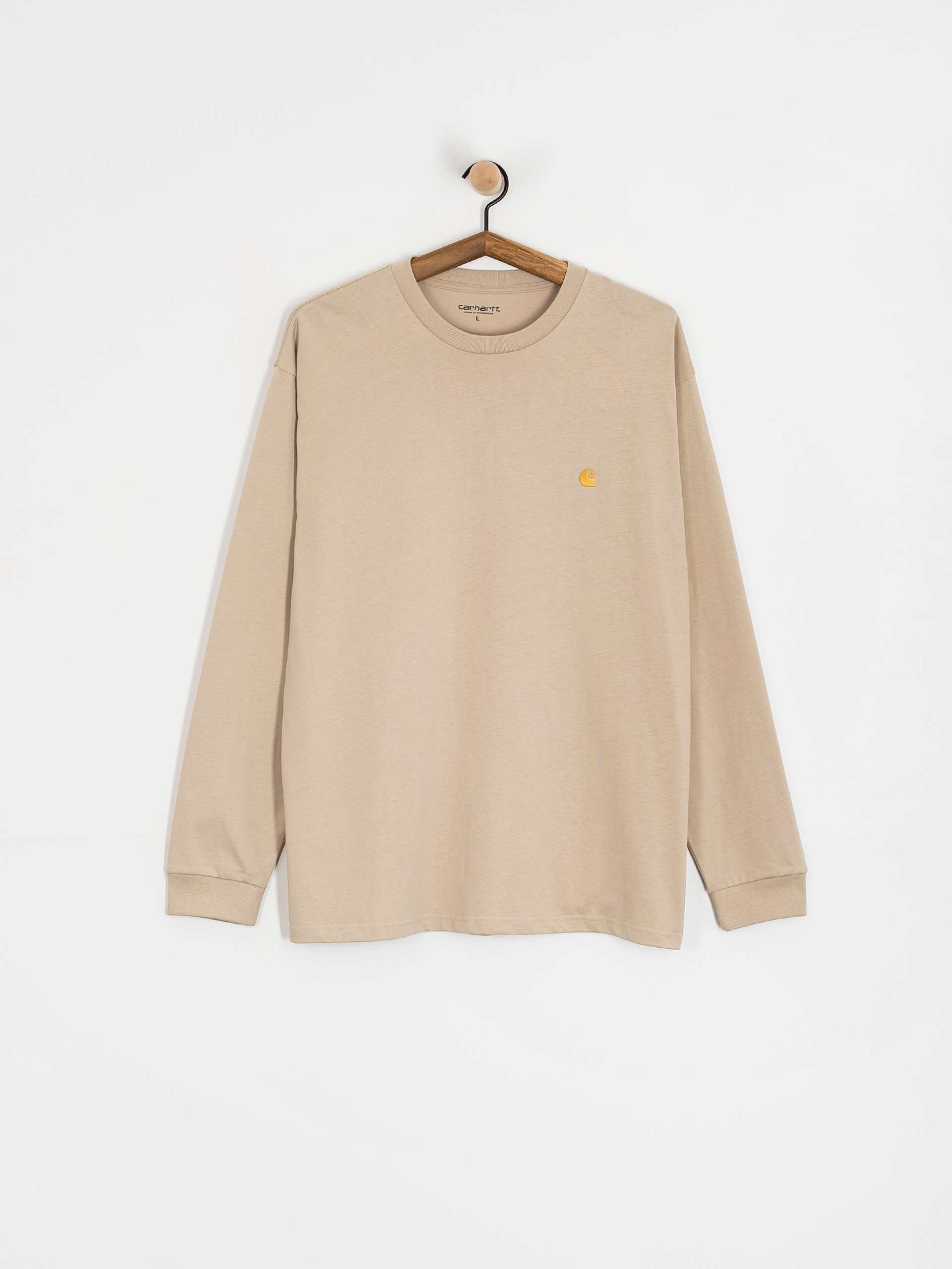 Triko Carhartt WIP Chase (fleur de sel/gold)