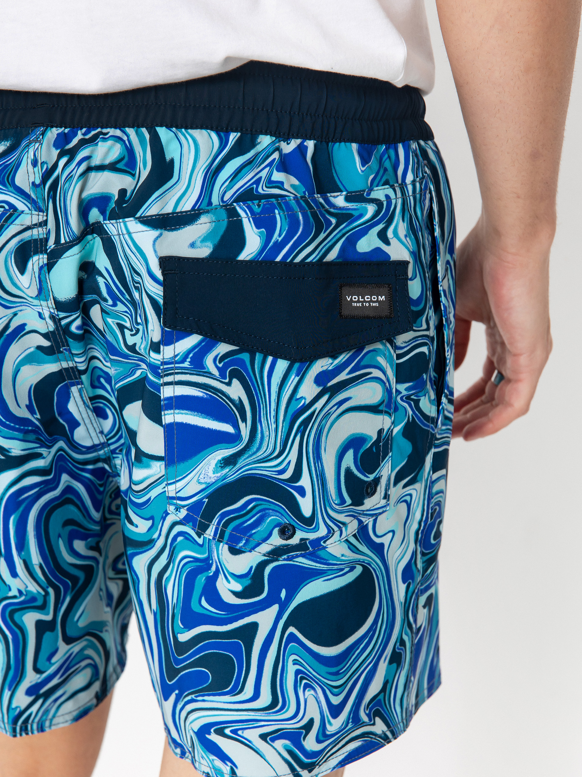 Kraťasy Volcom Lido Print Trunk 16 (navy)
