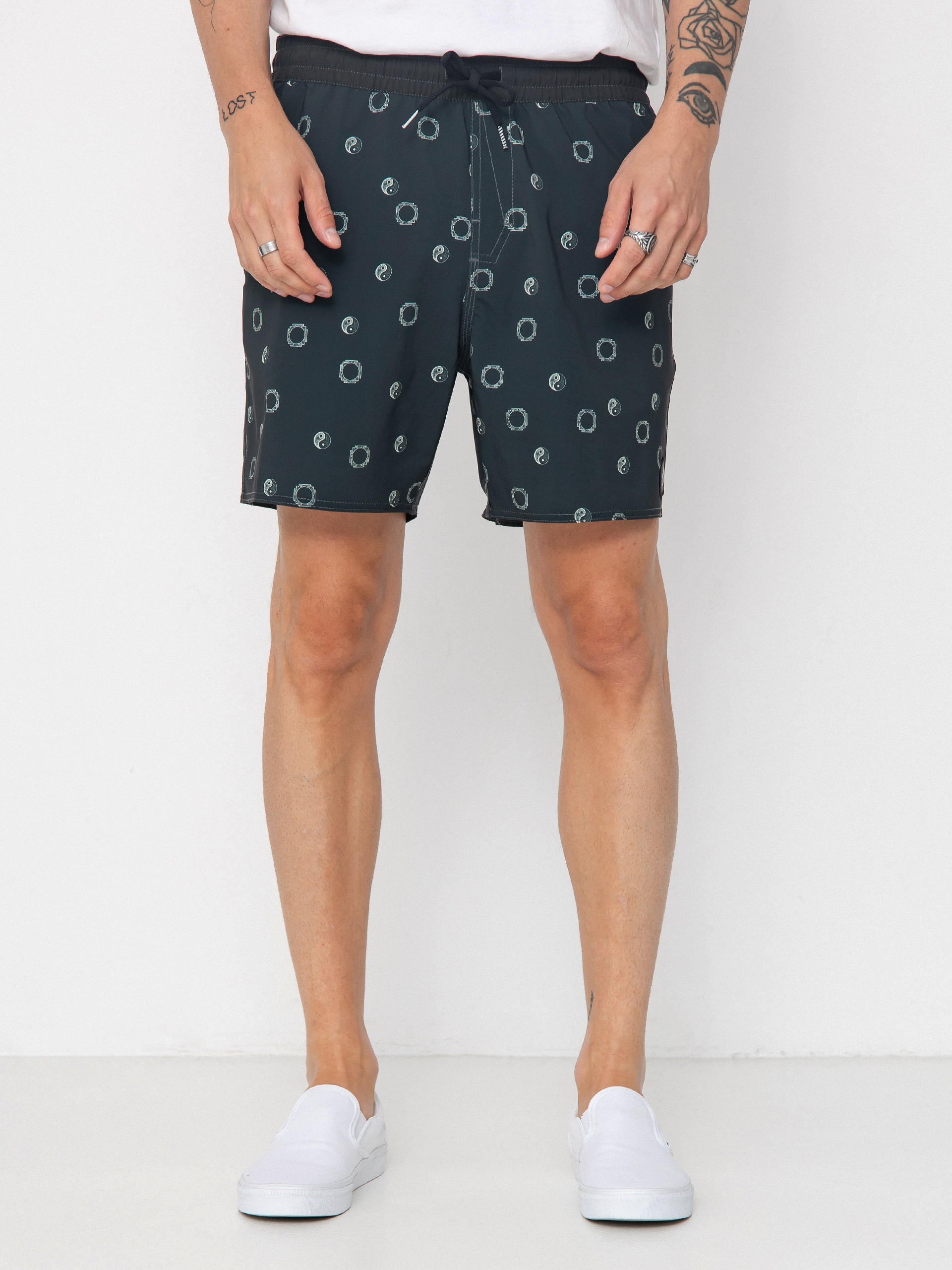 Kraťasy Volcom Lido Print Trunk 16 (stealth)