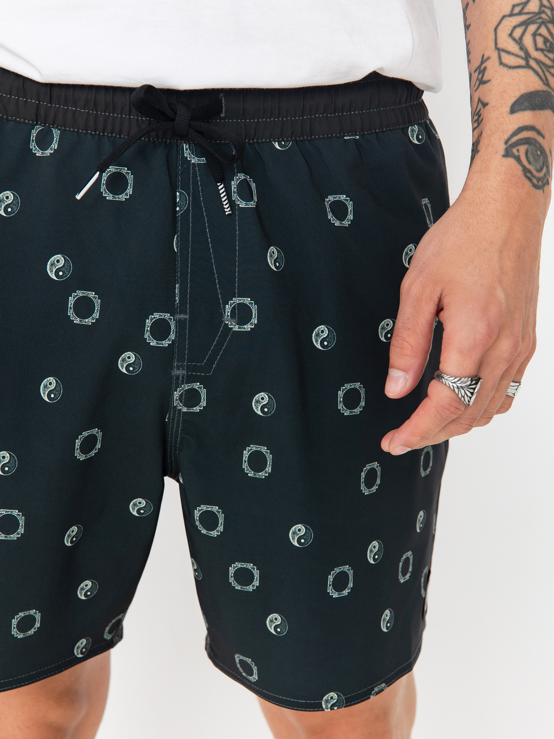 Kraťasy Volcom Lido Print Trunk 16 (stealth)