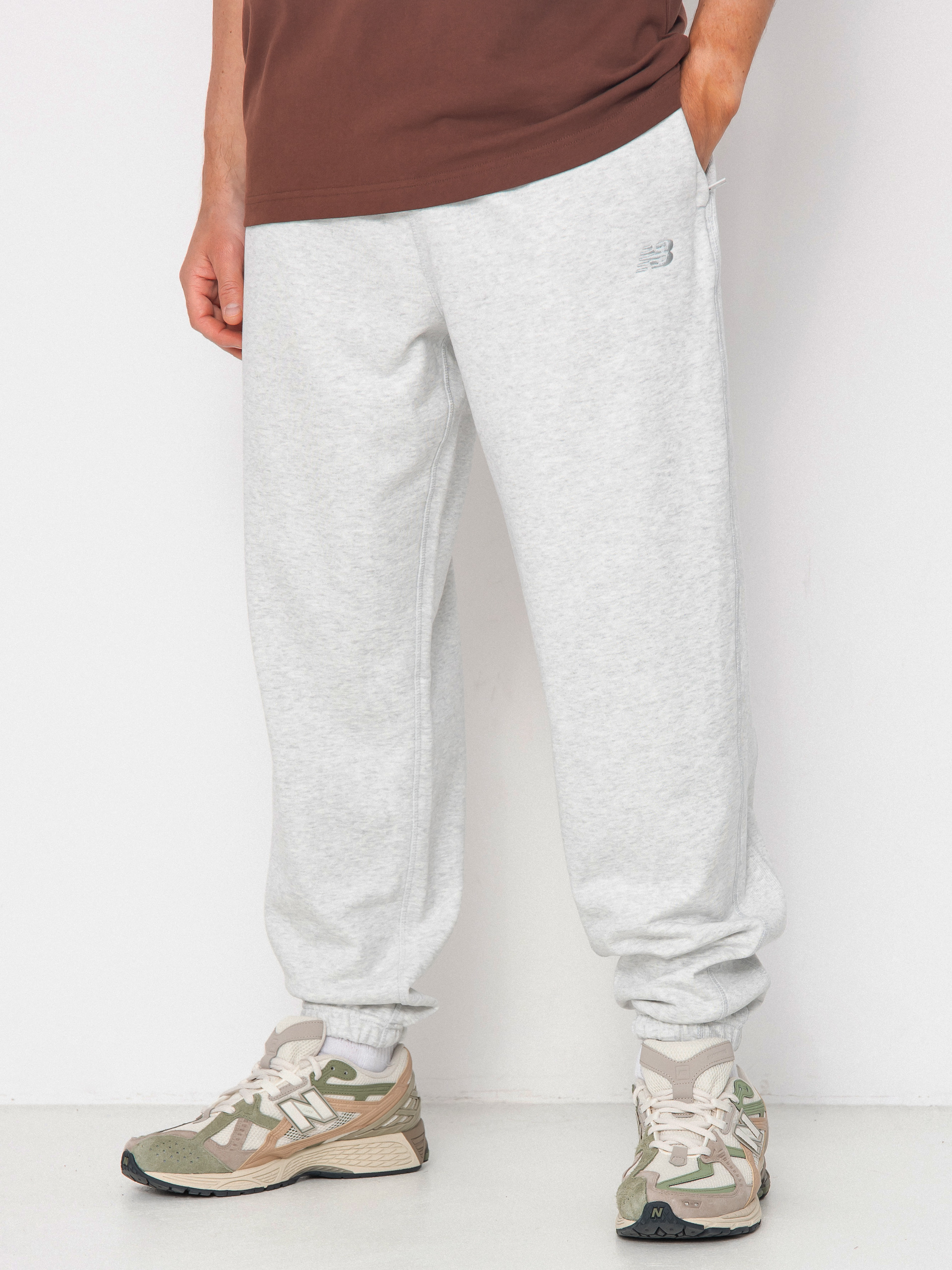 Kalhoty New Balance Athletics Jogger (grey)