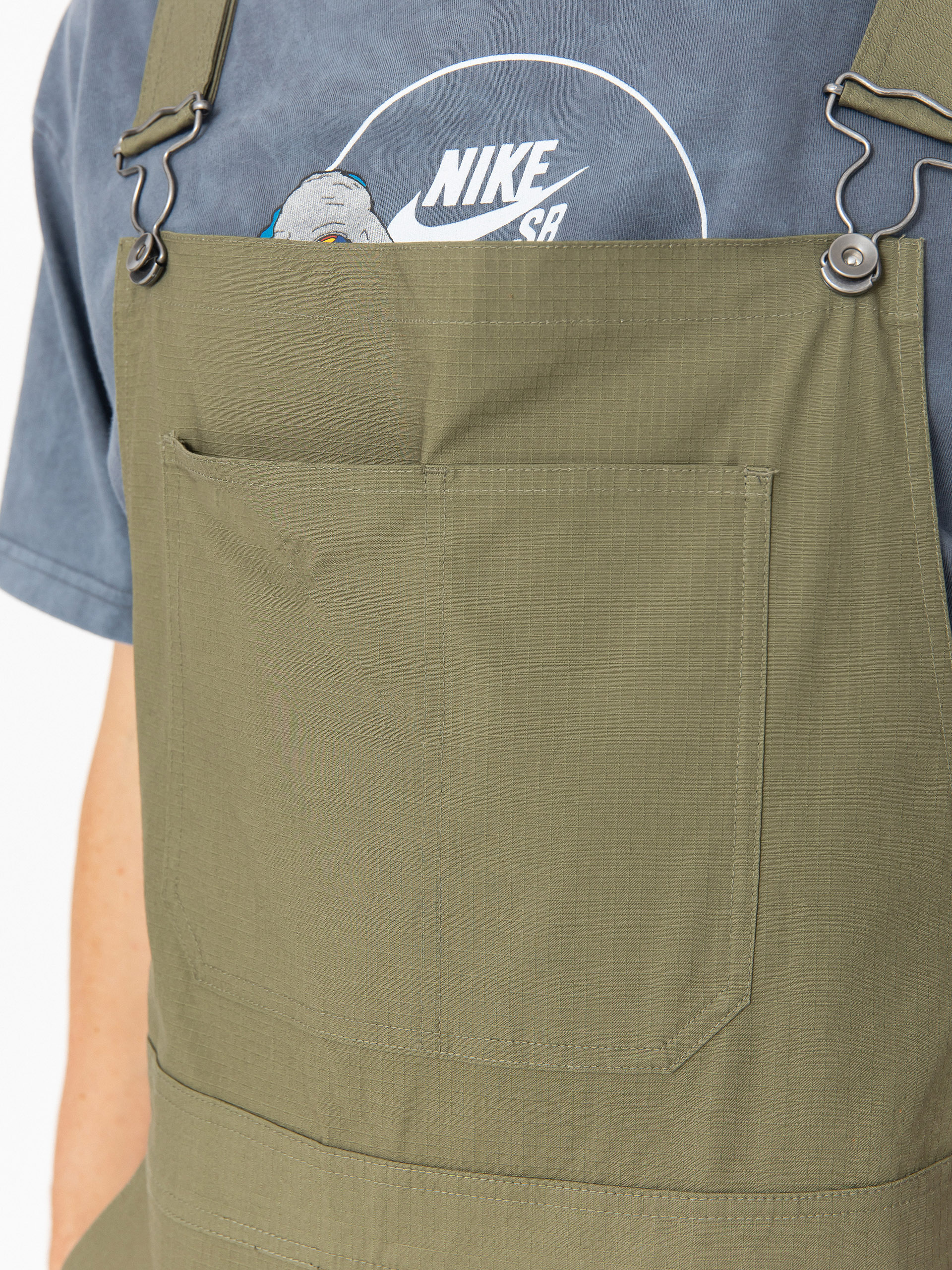 Kalhoty Nike SB Federation Agnostic Overalls (medium olive/white)