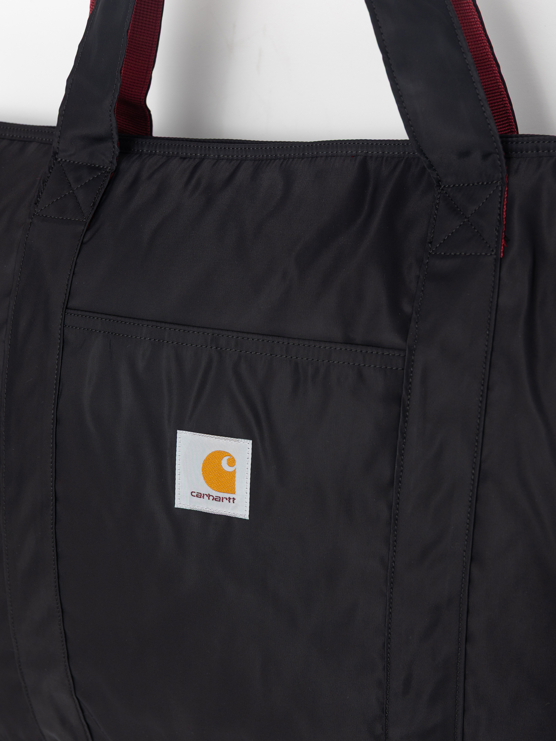 Kabelka Carhartt WIP Alumni Tote (black/scarlet)