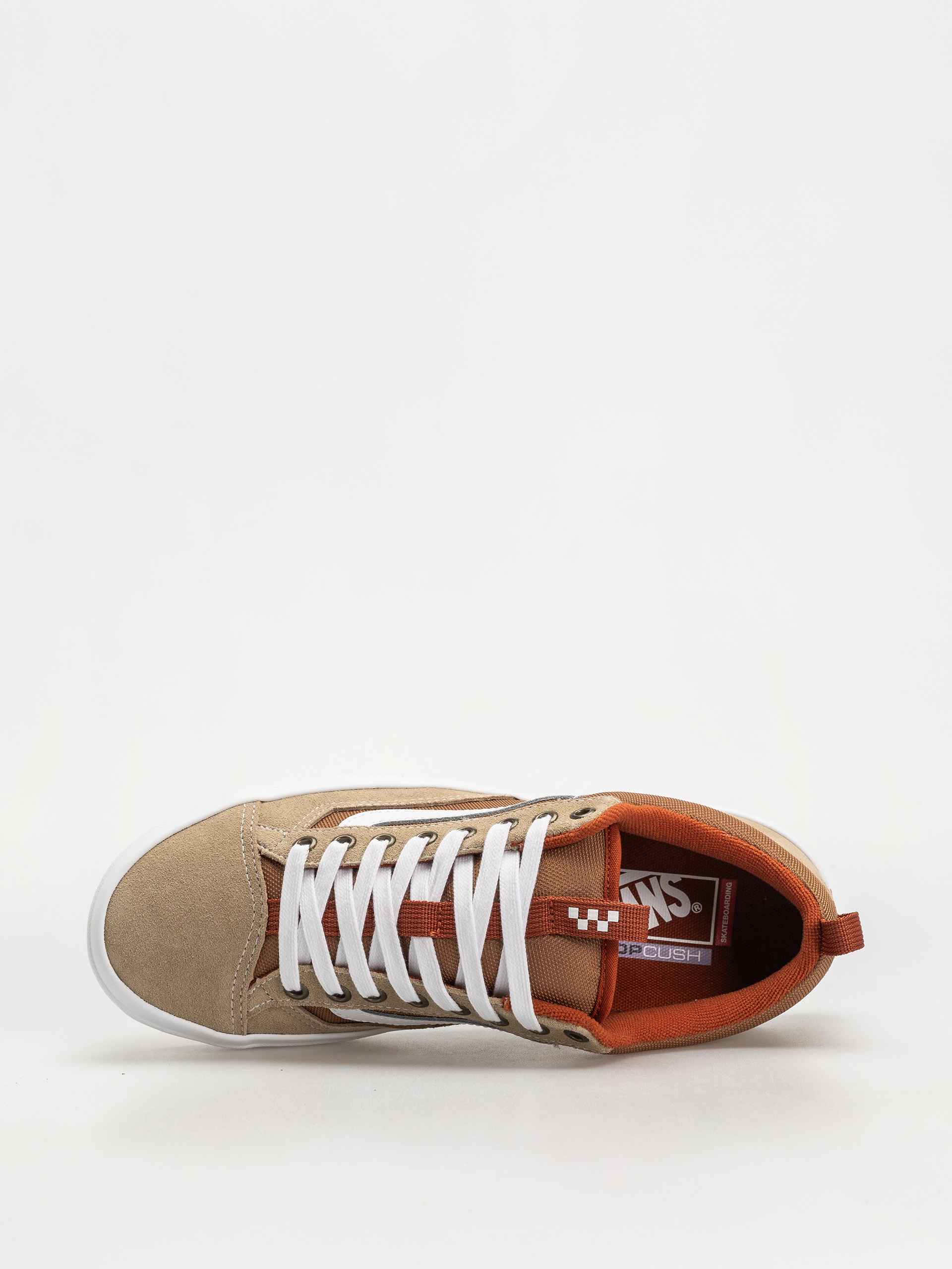 Boty Vans Skate Old Skool 36 + (khaki/burnt orange)
