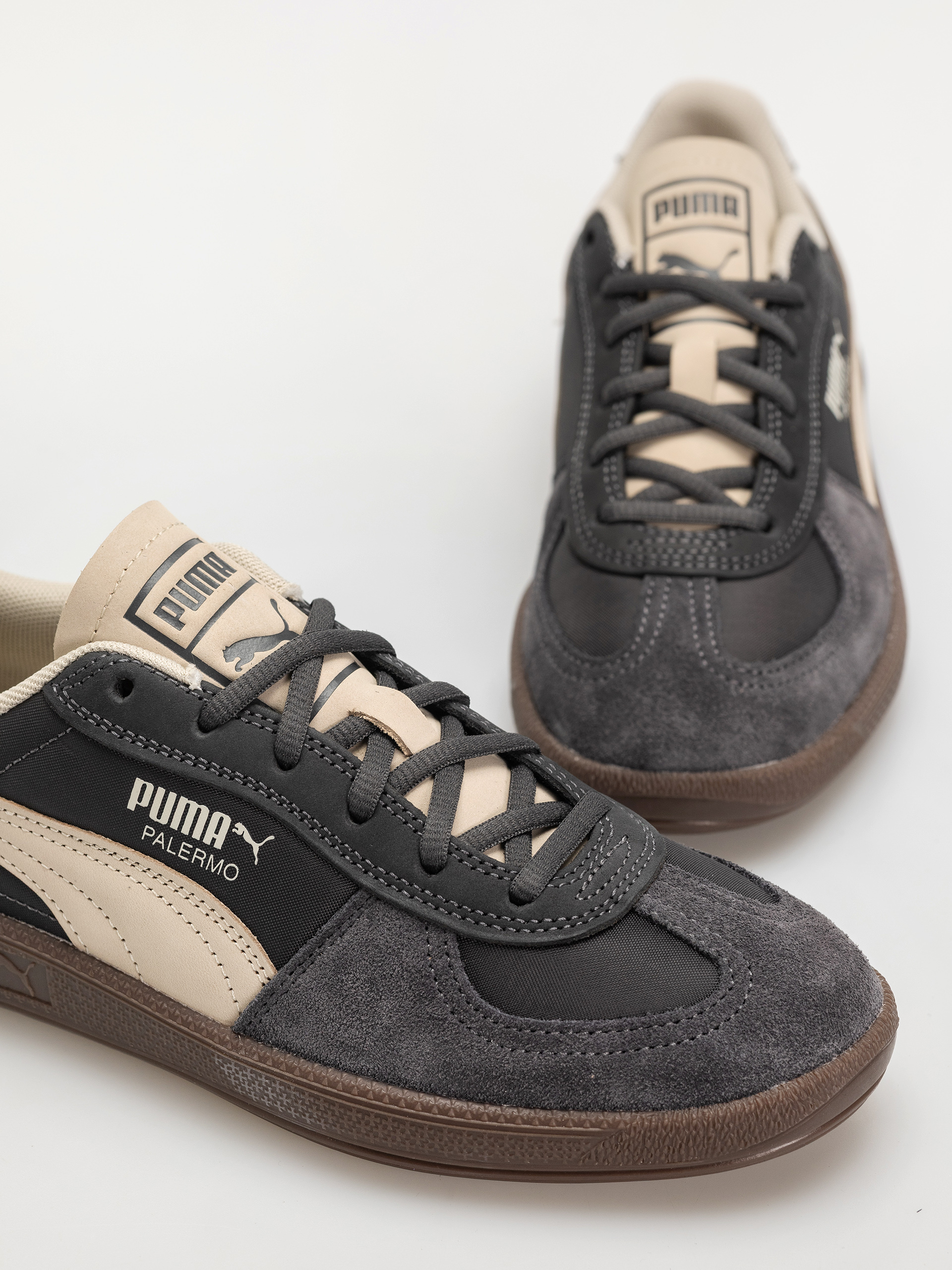 Boty Puma Palermo Pop (dusky gray/desert dust)