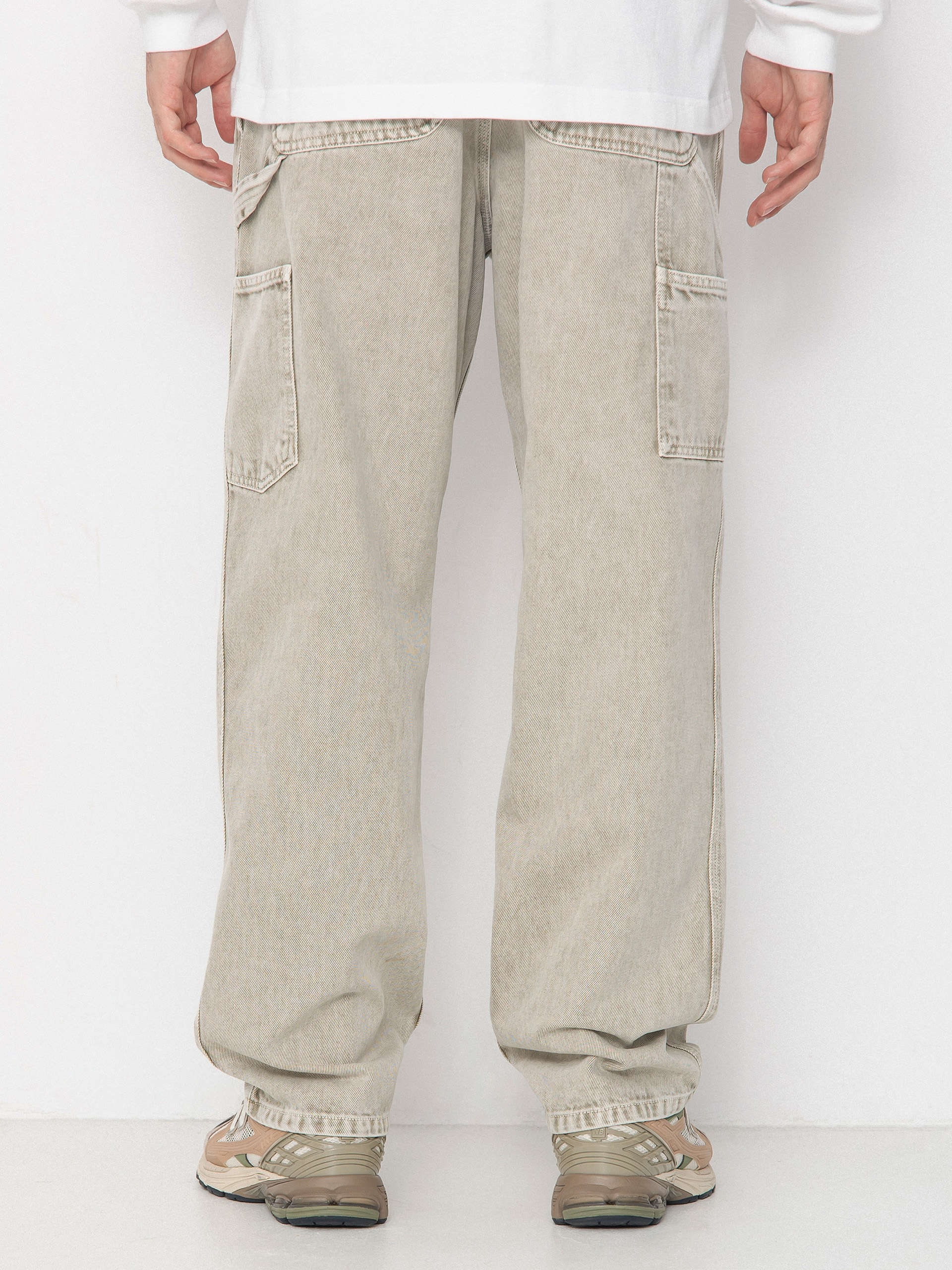 Kalhoty Carhartt WIP Single Knee (opuntia/chalk wash)