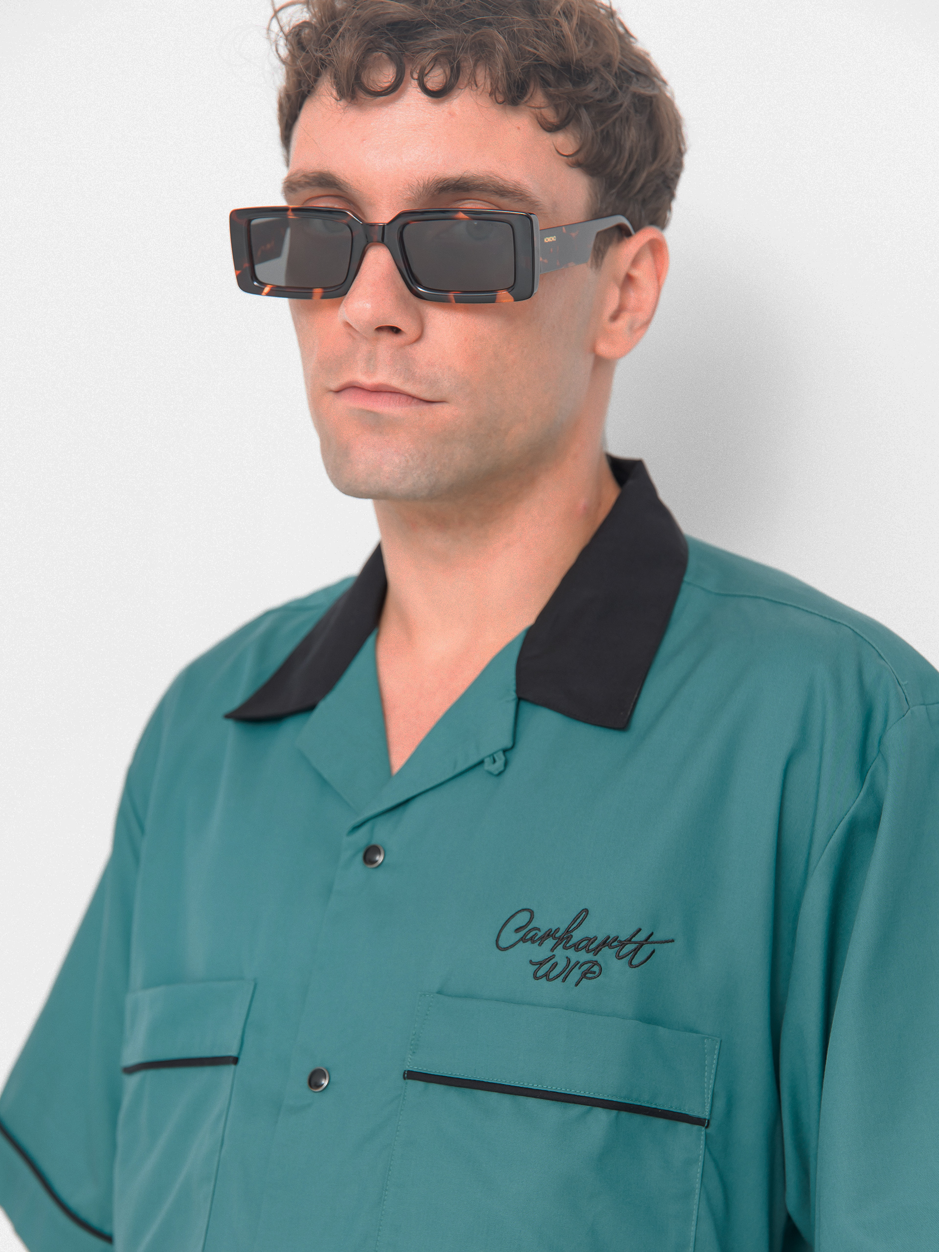 Košile Carhartt WIP Bowl (saguaro/black)