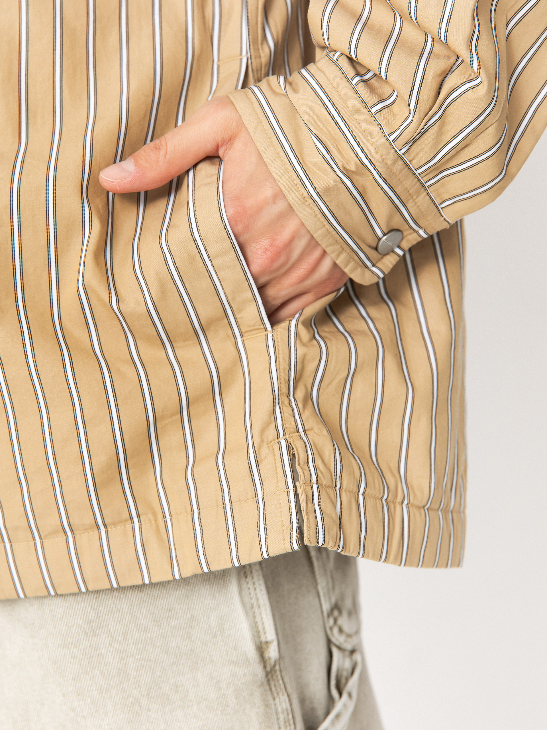 Bunda Carhartt WIP Grimsby (grimsby stripe/dusty h brown)