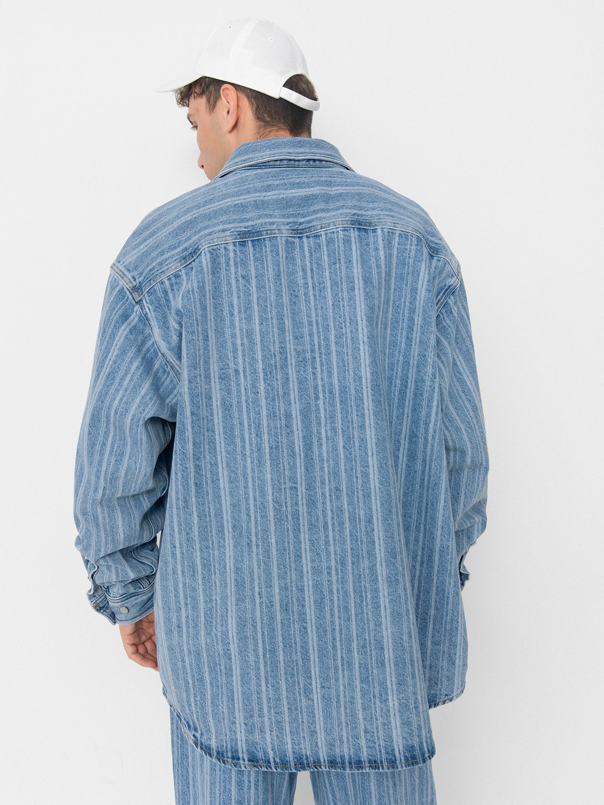 Bunda Carhartt WIP Rylan (rylan stripe/blue/stone bleached)