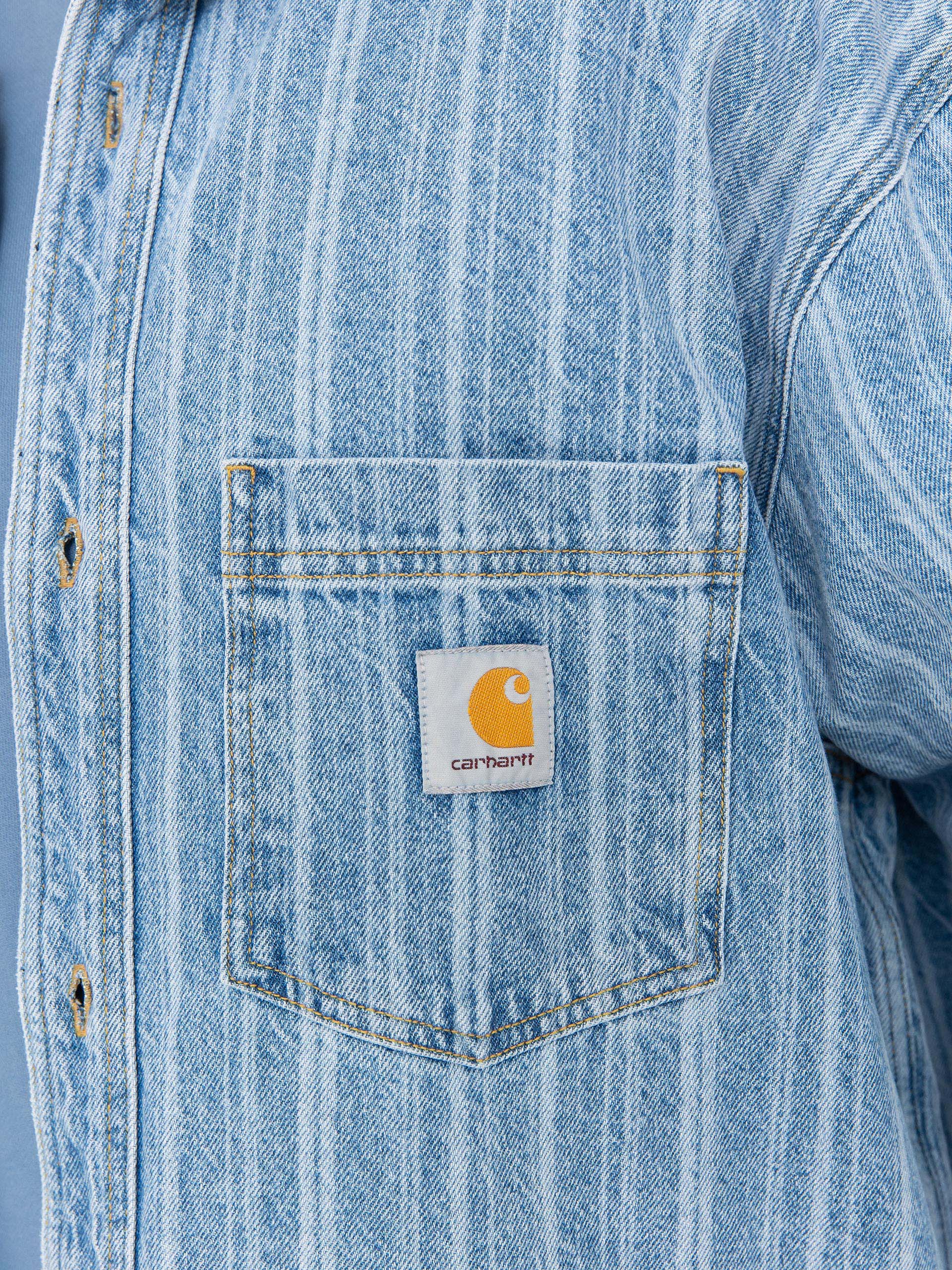 Bunda Carhartt WIP Rylan (rylan stripe/blue/stone bleached)