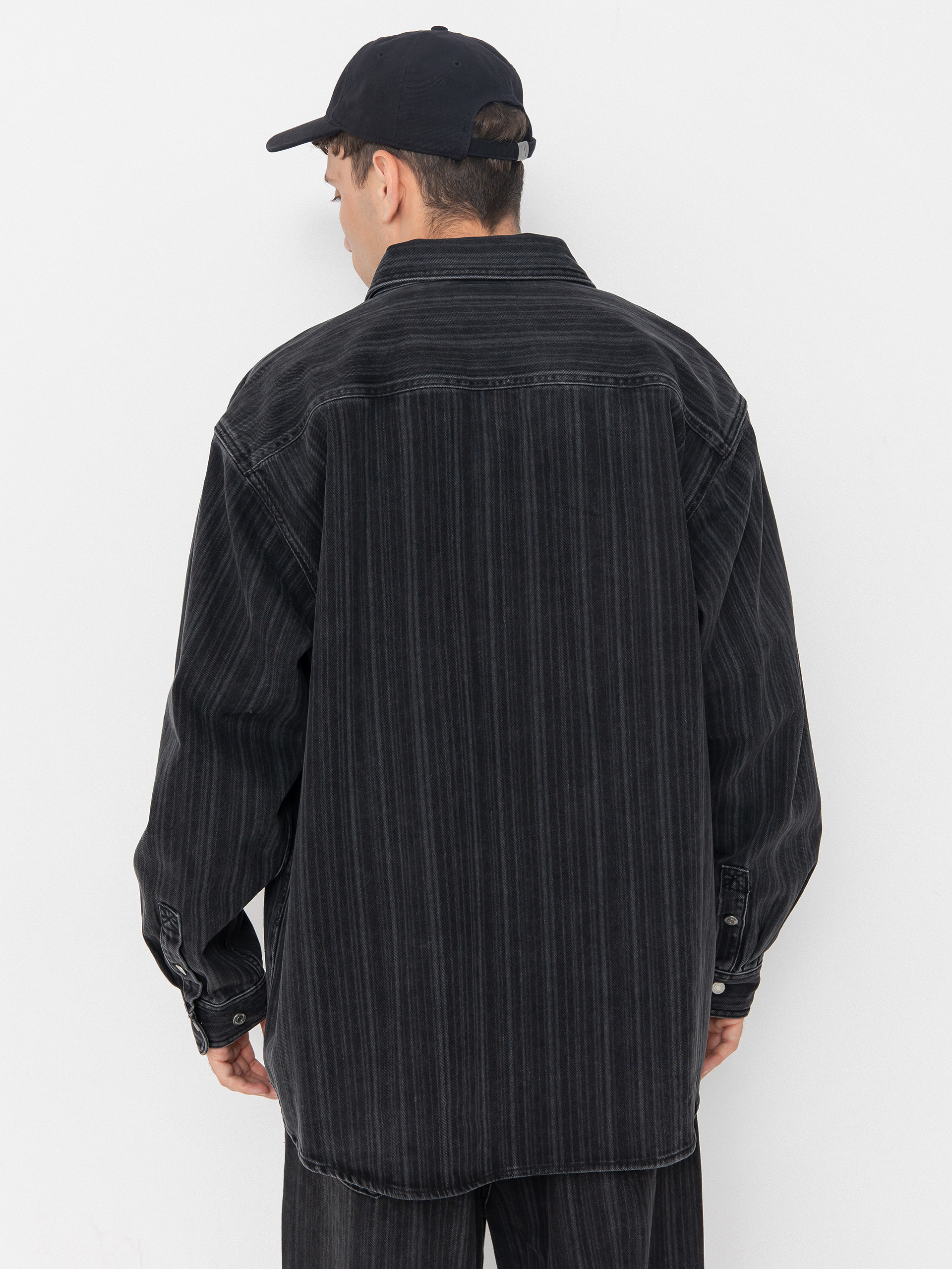 Bunda Carhartt WIP Rylan (rylan stripe/black/stone washed)