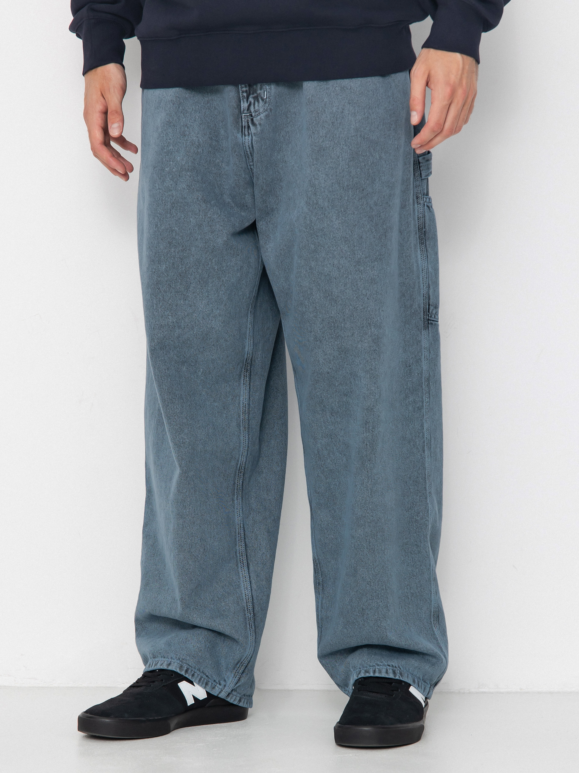 Kalhoty Carhartt WIP OG Single Knee (black/blue fog/garment dyed)