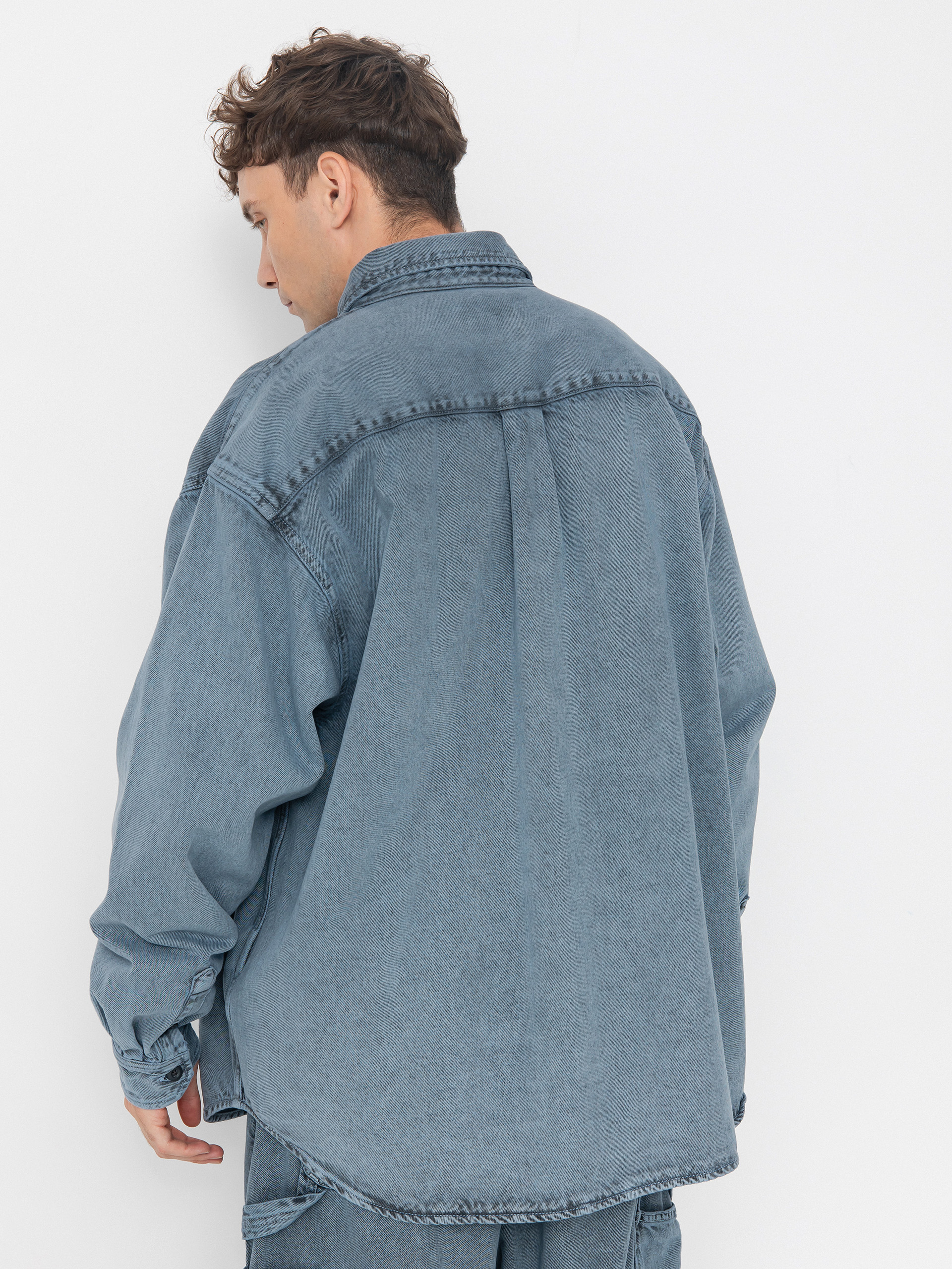 Bunda Carhartt WIP Tigan (black/blue fog/garment dyed)