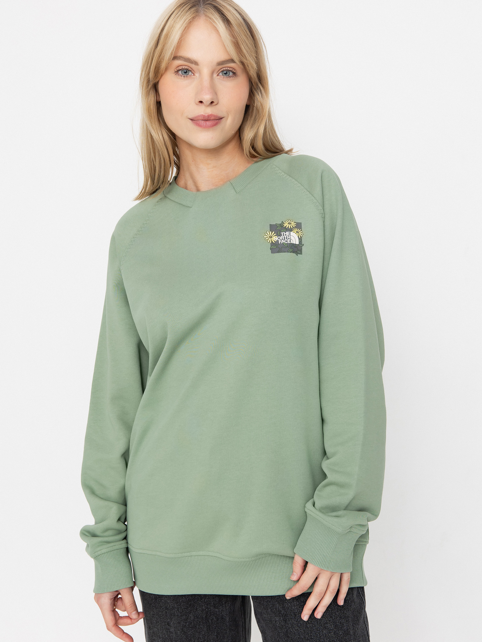 Mikina The North Face Connect Relaxed (slate moss)