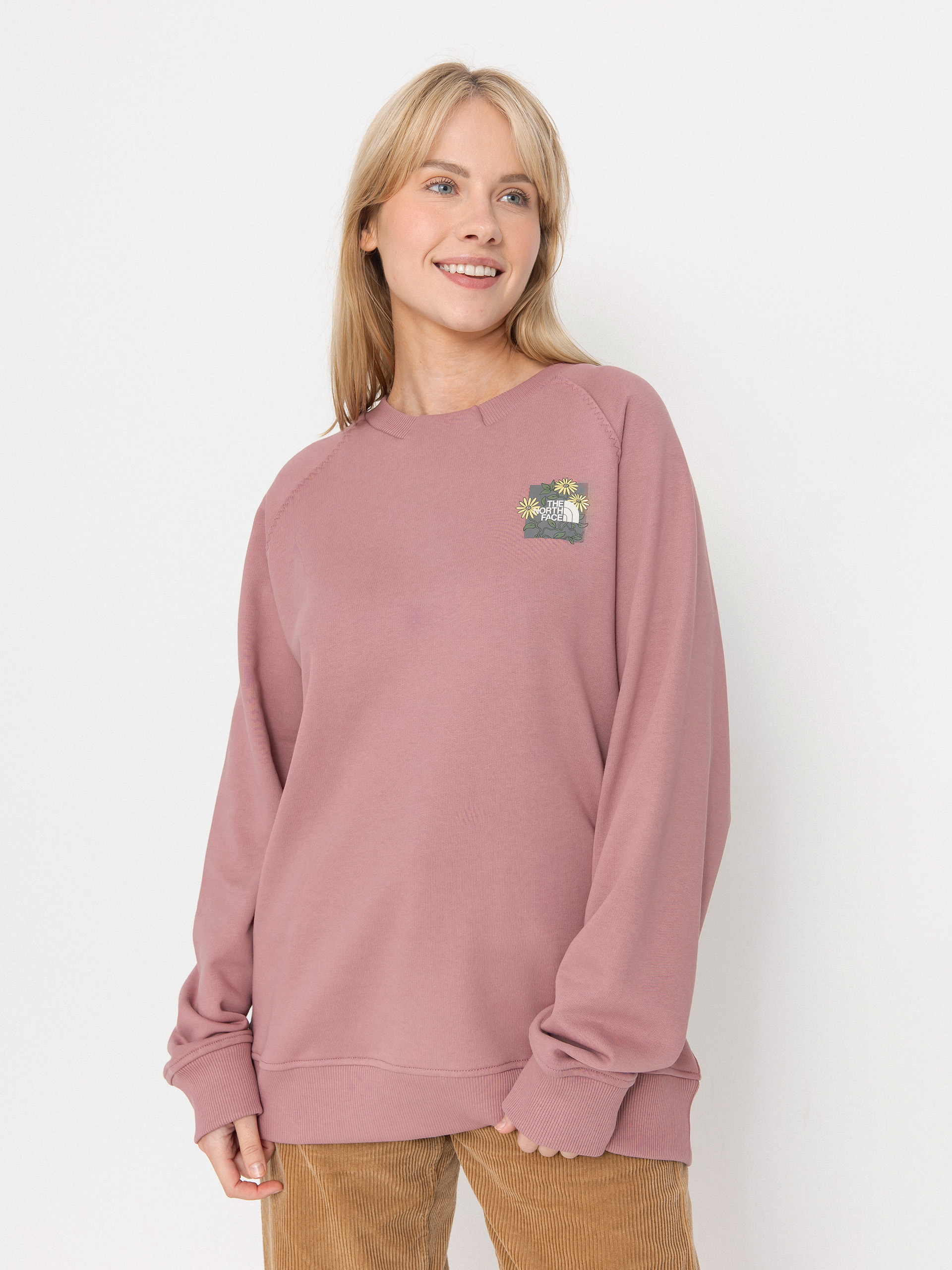 Mikina The North Face Connect Relaxed (nostalgia rose)