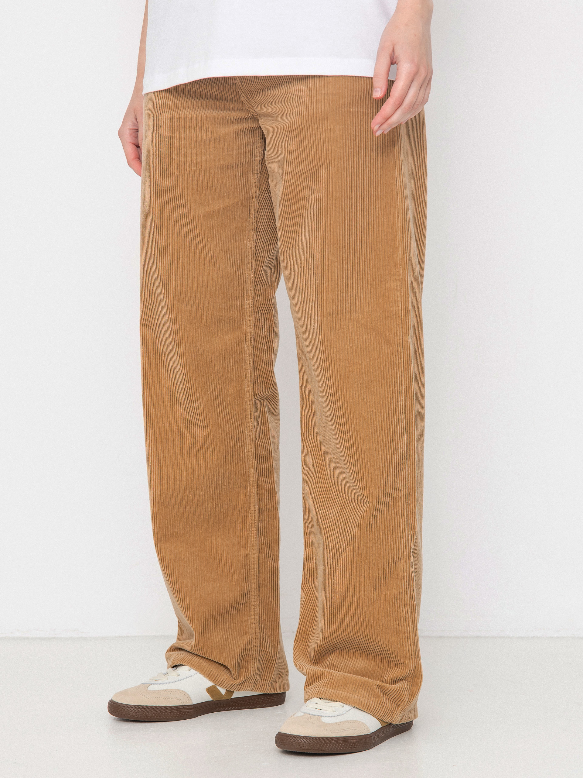 Kalhoty Carhartt WIP Simple Wmn (peanut)
