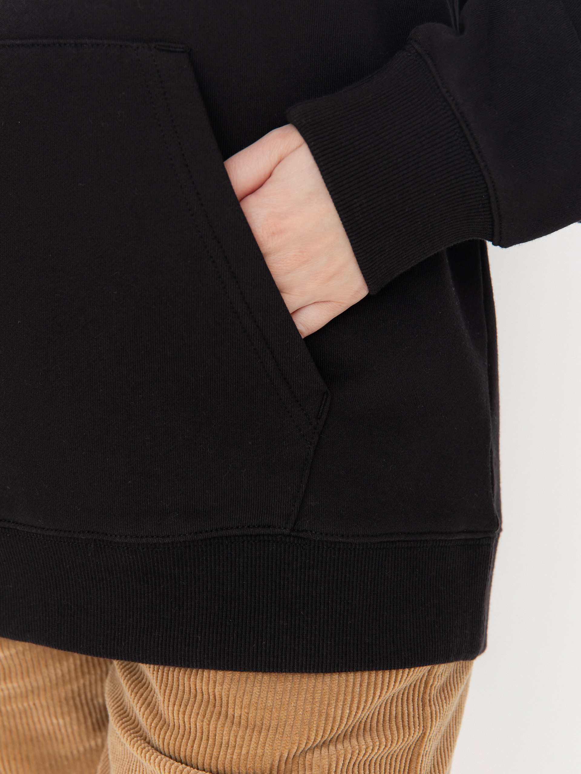 Mikina s kapucí Carhartt WIP Carhartt HD Wmn (black/scarlet)