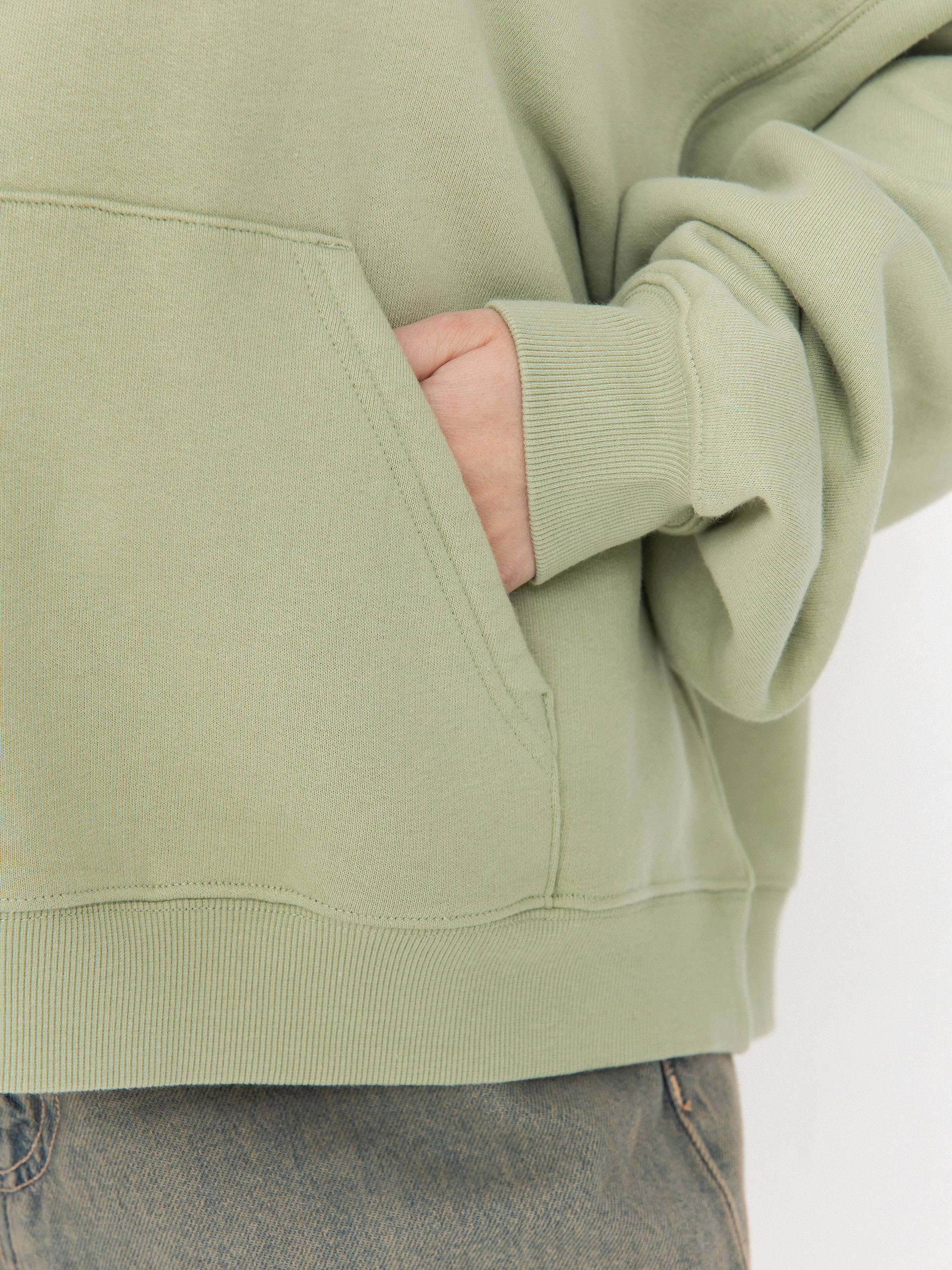 Mikina s kapucí Carhartt WIP Solar Chrome HD Wmn (pale olive)