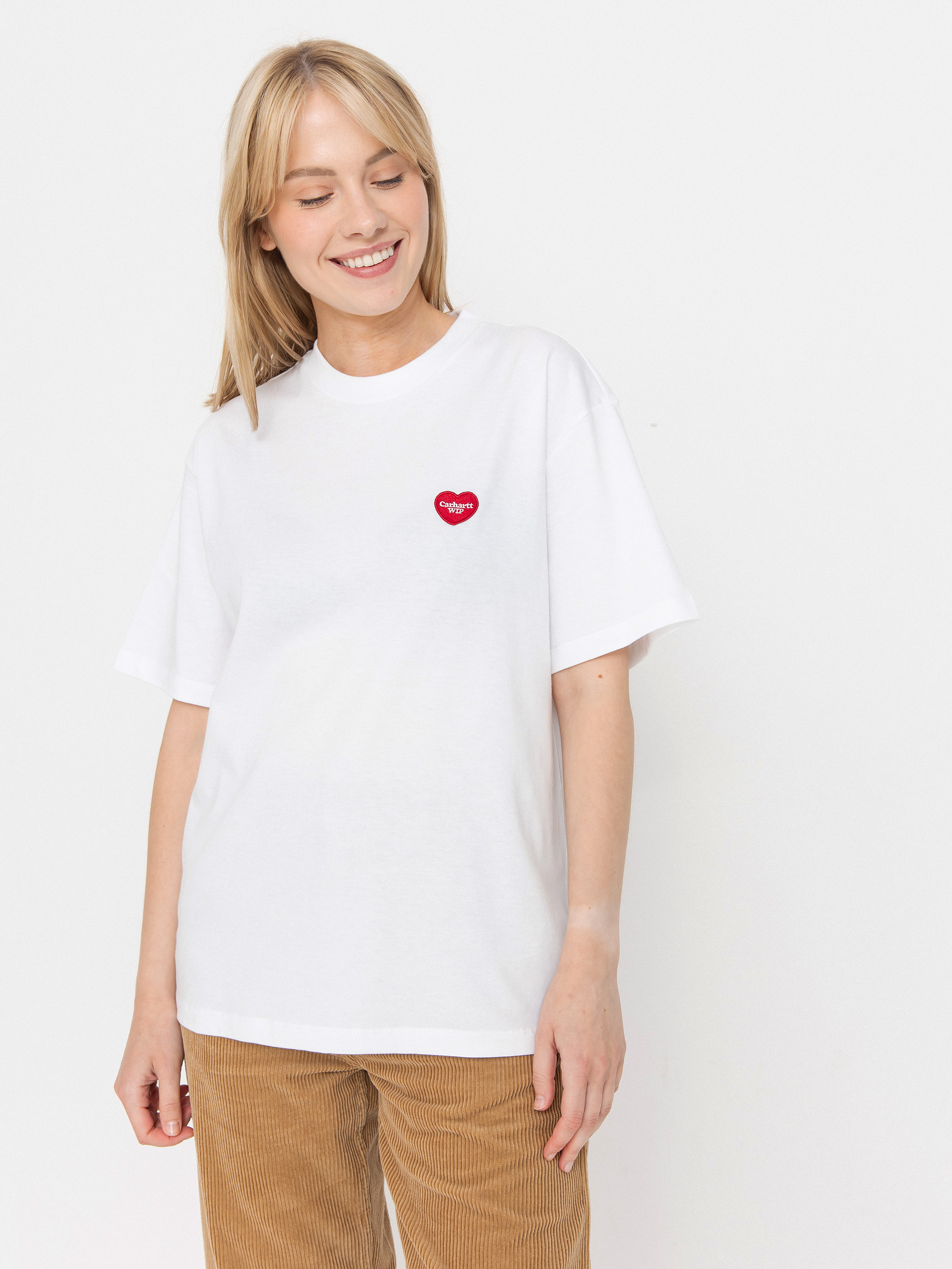 Tričko Carhartt WIP Heart II Hartt Wmn (white)