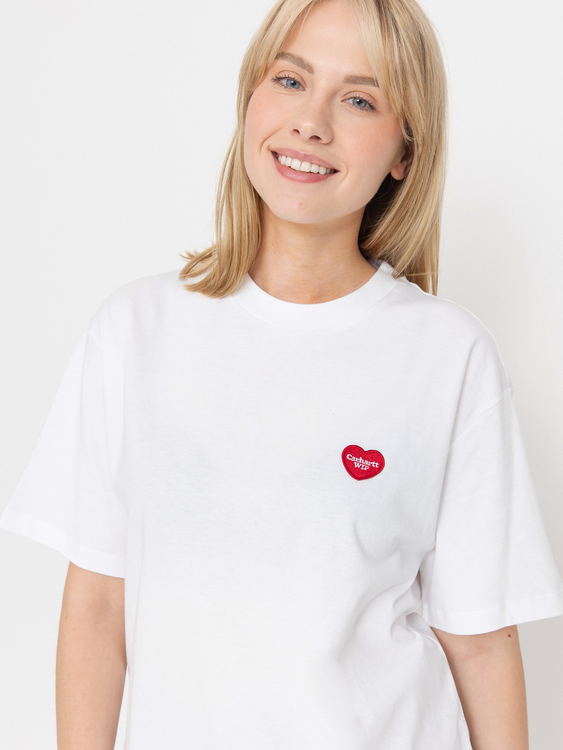 Tričko Carhartt WIP Heart II Hartt Wmn (white)