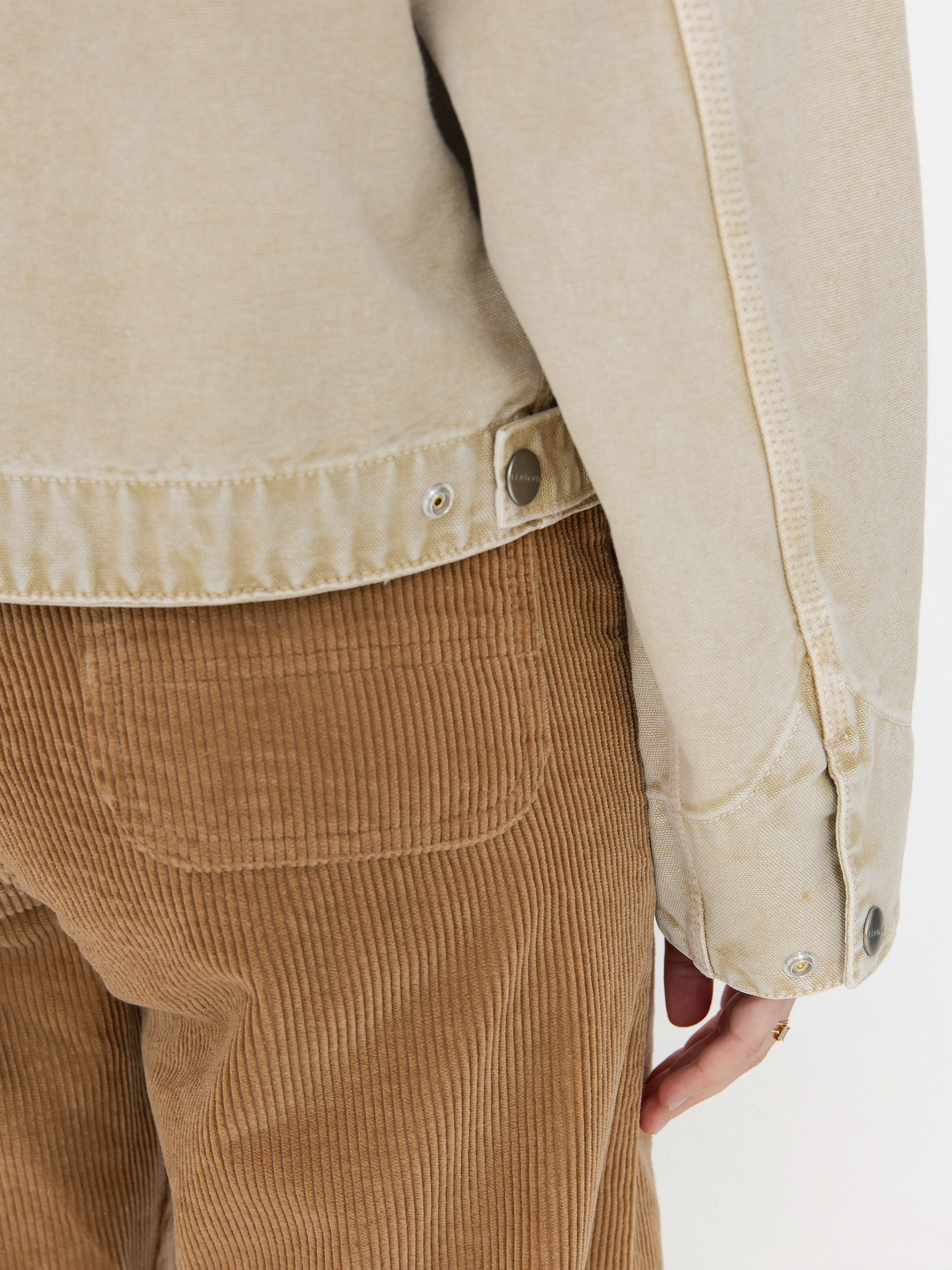 Bunda Carhartt WIP Emery Wmn (dusty h brown/dusty h brown/chalk wash)