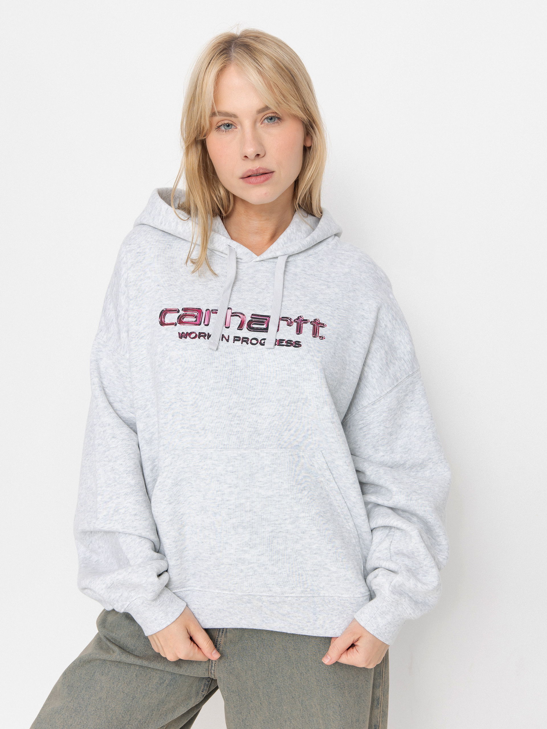Mikina Carhartt WIP Solar Chrome HD Wmn (ash heather)