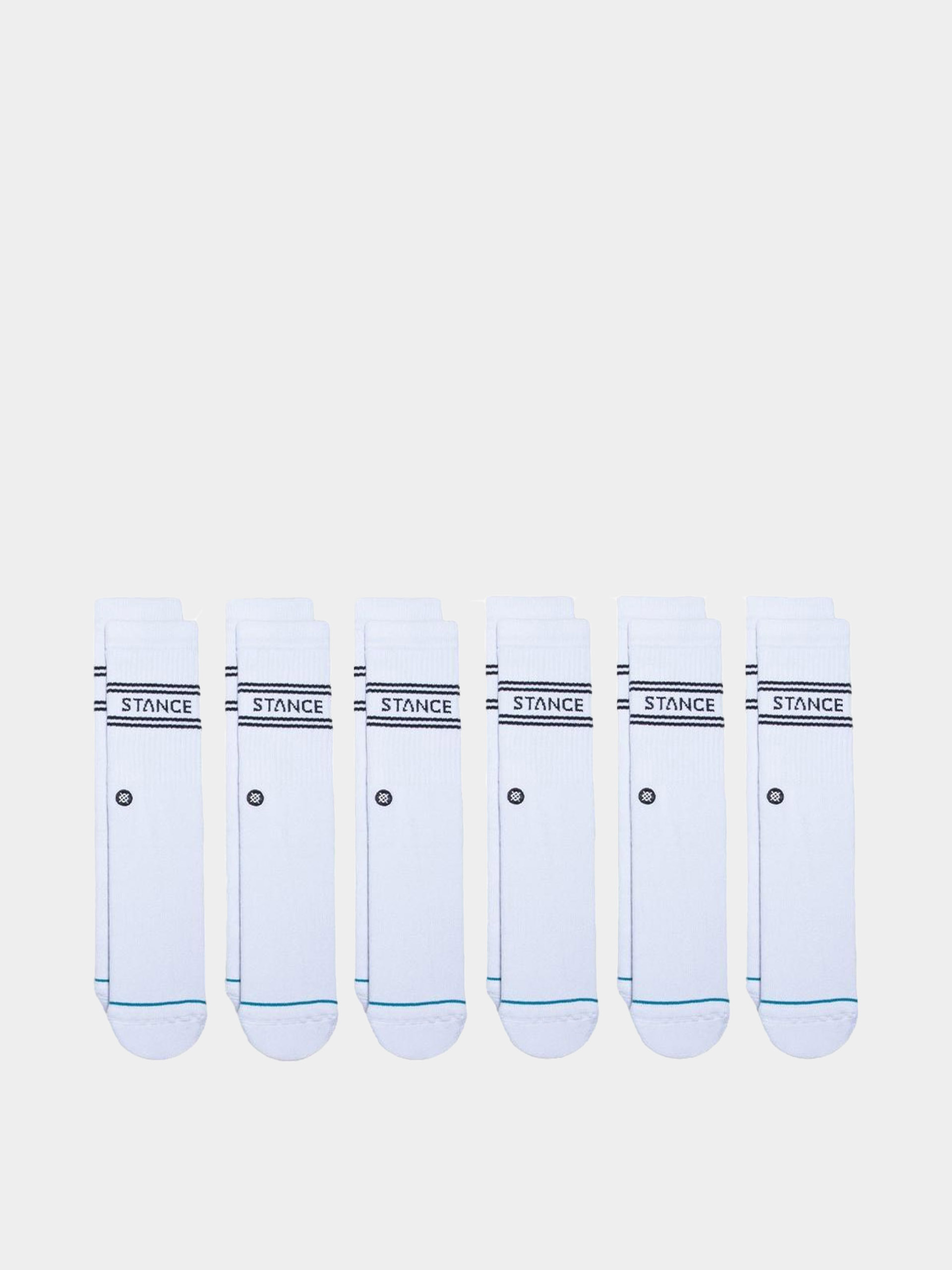 Ponožky Stance Basic Crew 6 Pk (white)