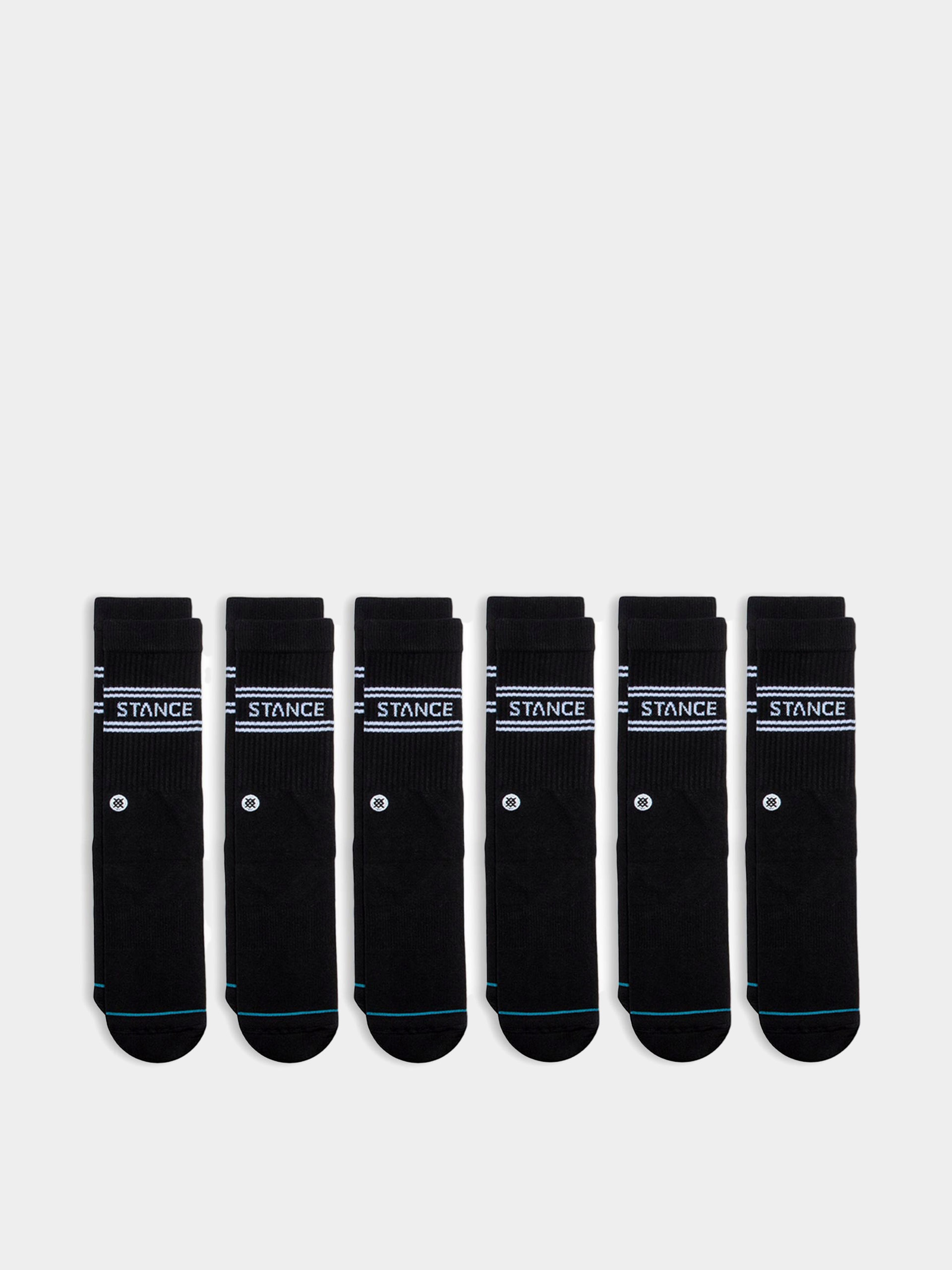 Ponožky Stance Basic Crew 6 Pk (black)