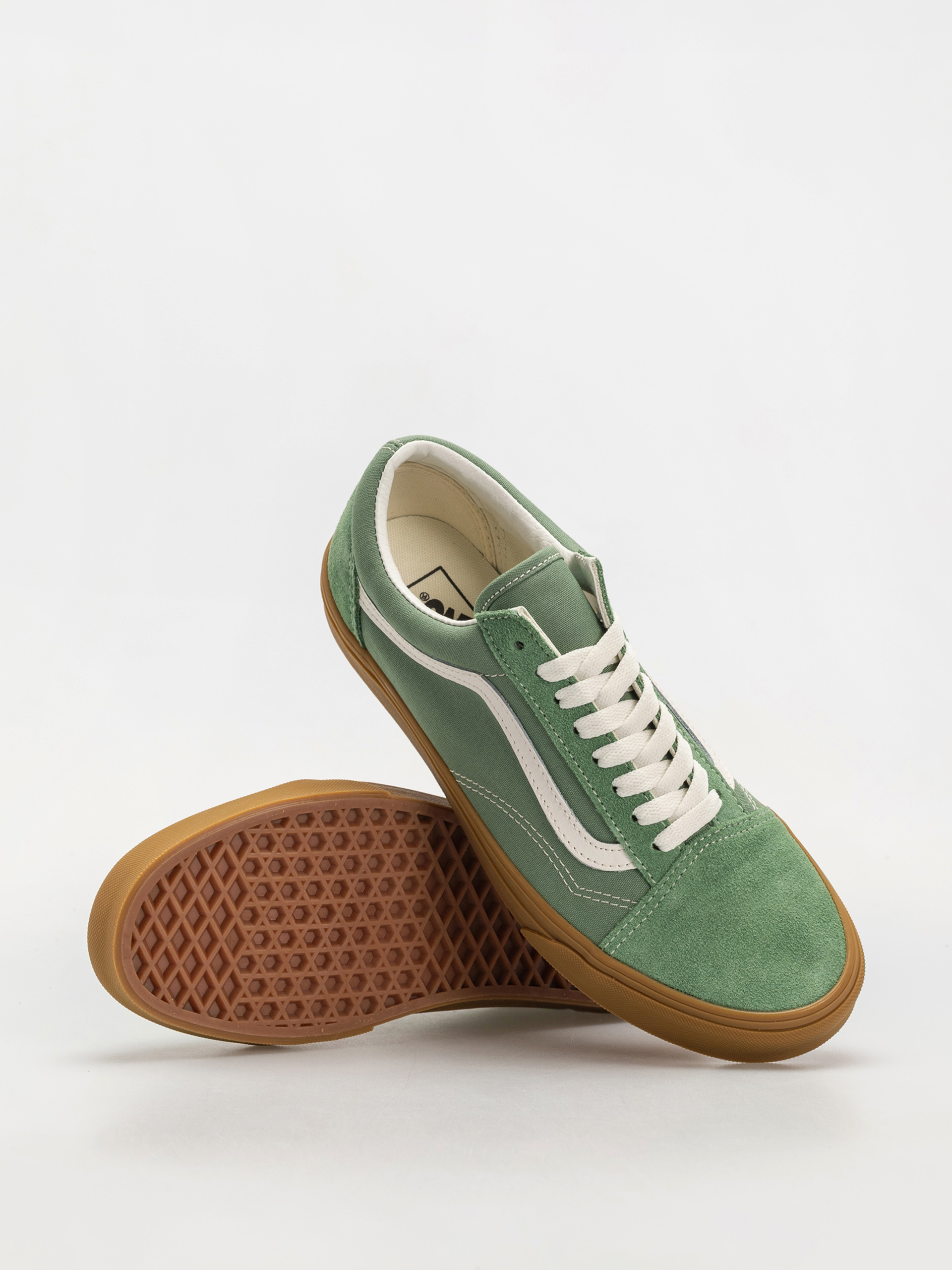 Boty Vans Old Skool (green/gum)