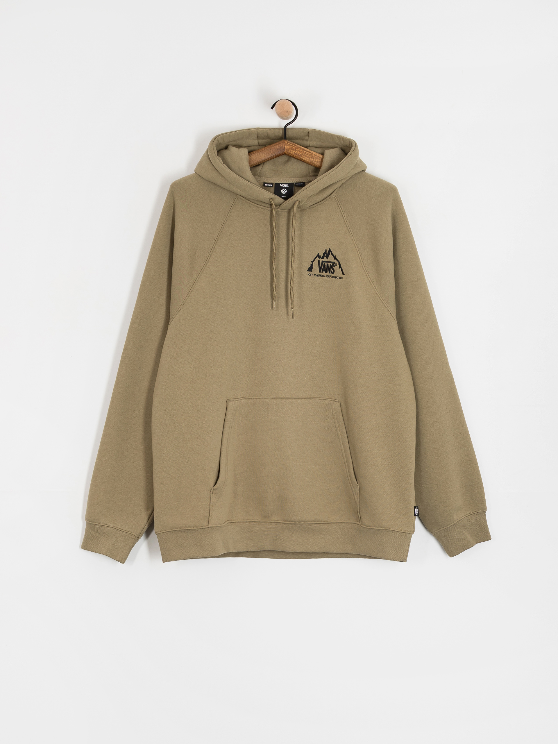 Mikina s kapucí Vans Mte Crestline Logo HD (bay leaf)