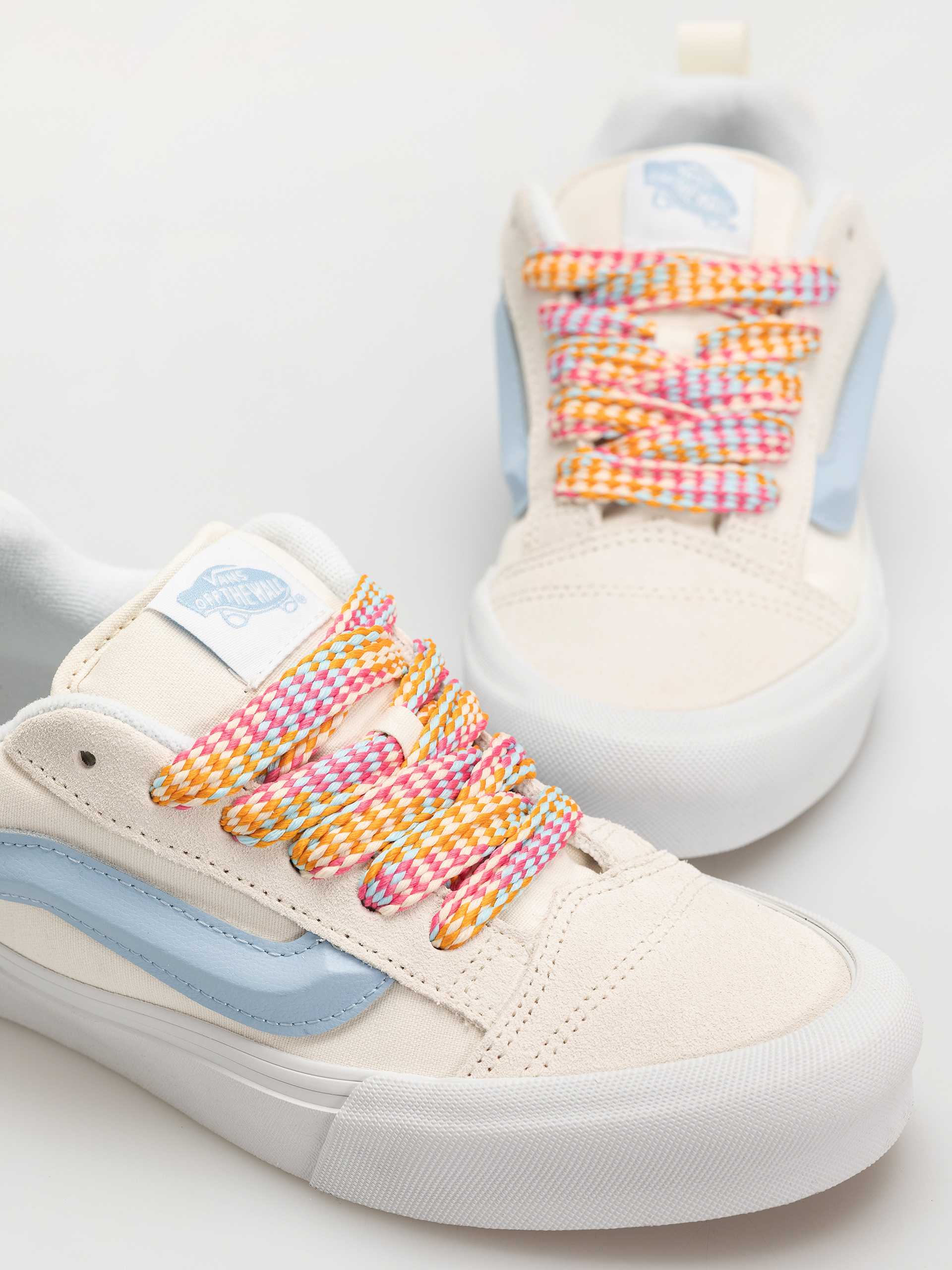 Boty Vans Knu Skool (oversized lace white/blue)