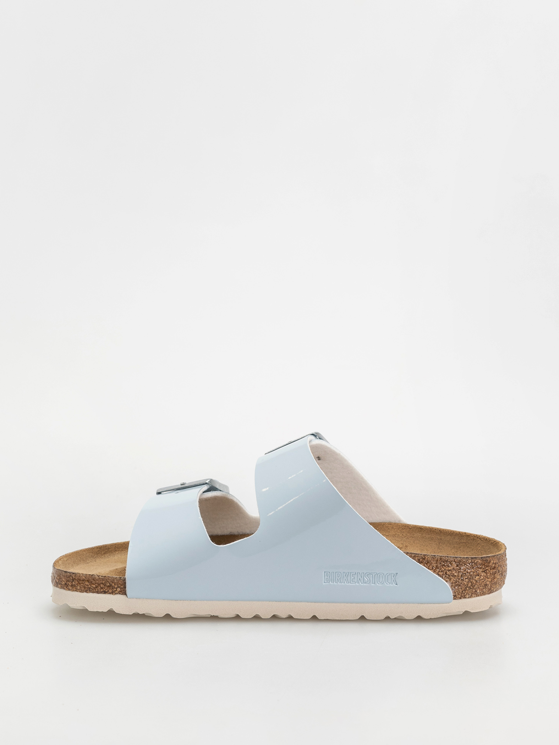 Plážovky Birkenstock Arizona Briko Flor Narrow Wmn (patent baby blue)
