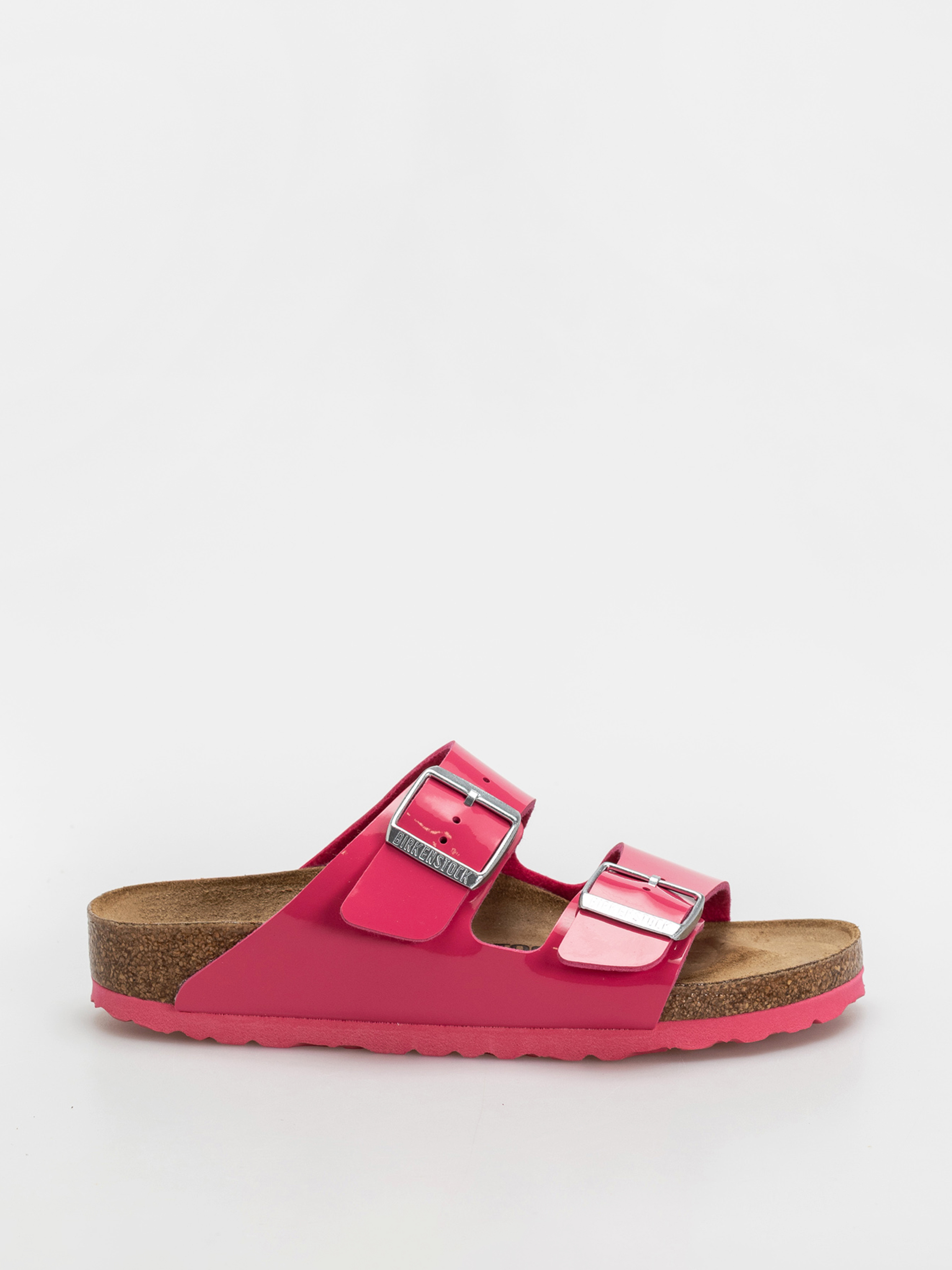 Plážovky Birkenstock Arizona Briko Flor Narrow Wmn (patent fuchsia tulip)