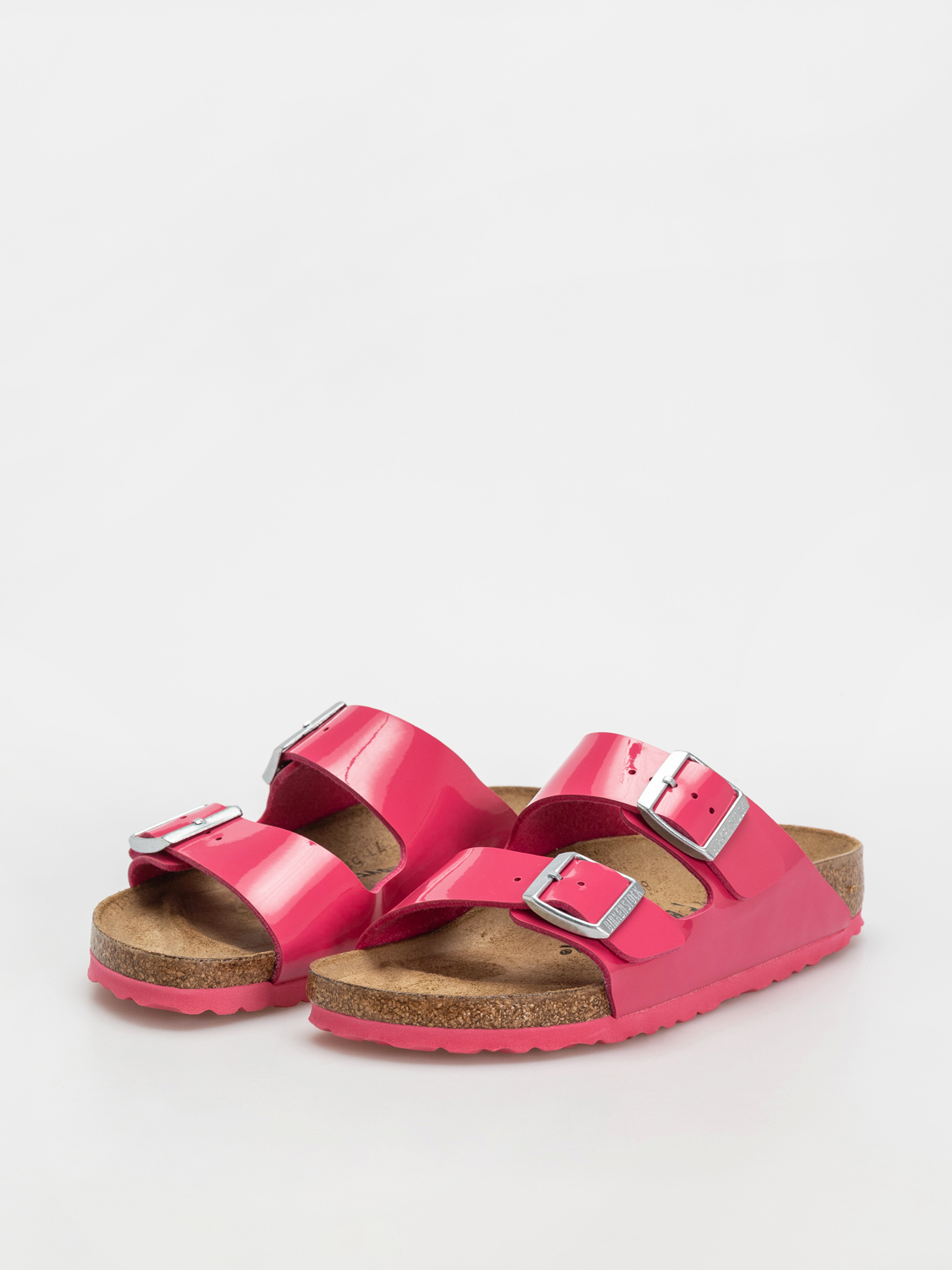 Plážovky Birkenstock Arizona Briko Flor Narrow Wmn (patent fuchsia tulip)