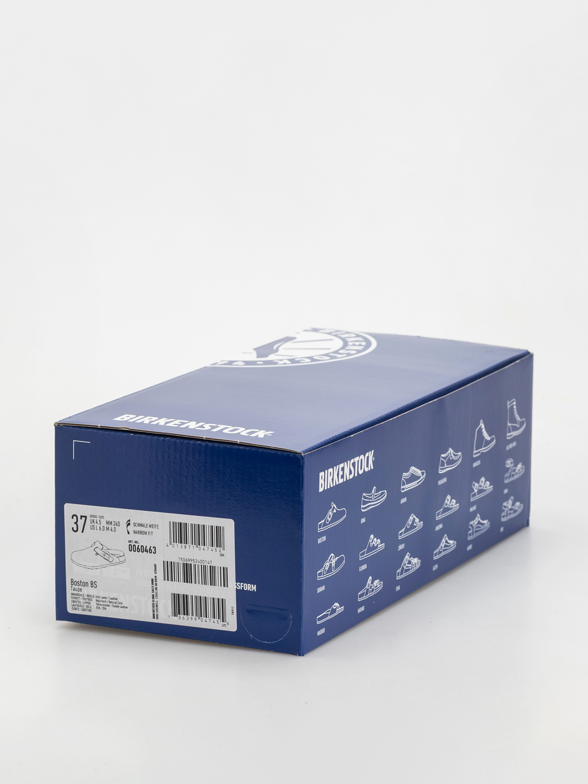 Plážovky Birkenstock Boston Suede Leather Narrow Wmn (taupe)