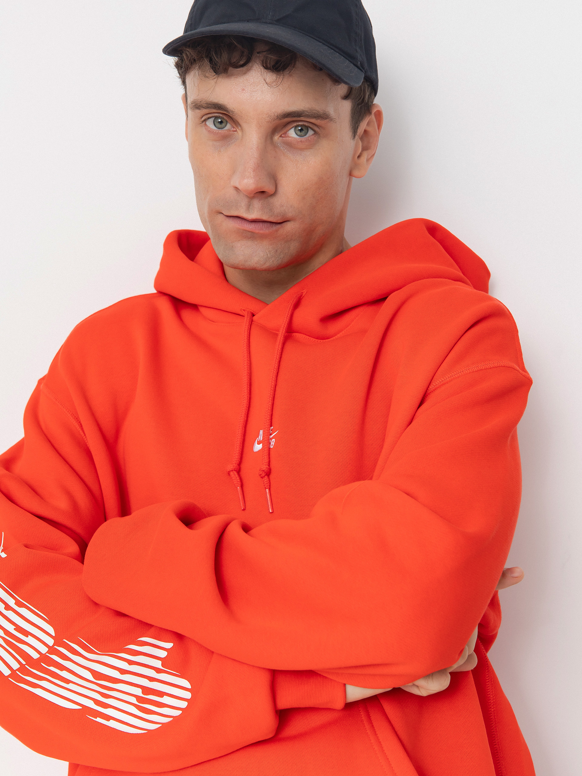 Mikina s kapucí Nike SB Bb Ssnl Gfx HD (lt crimson/white)