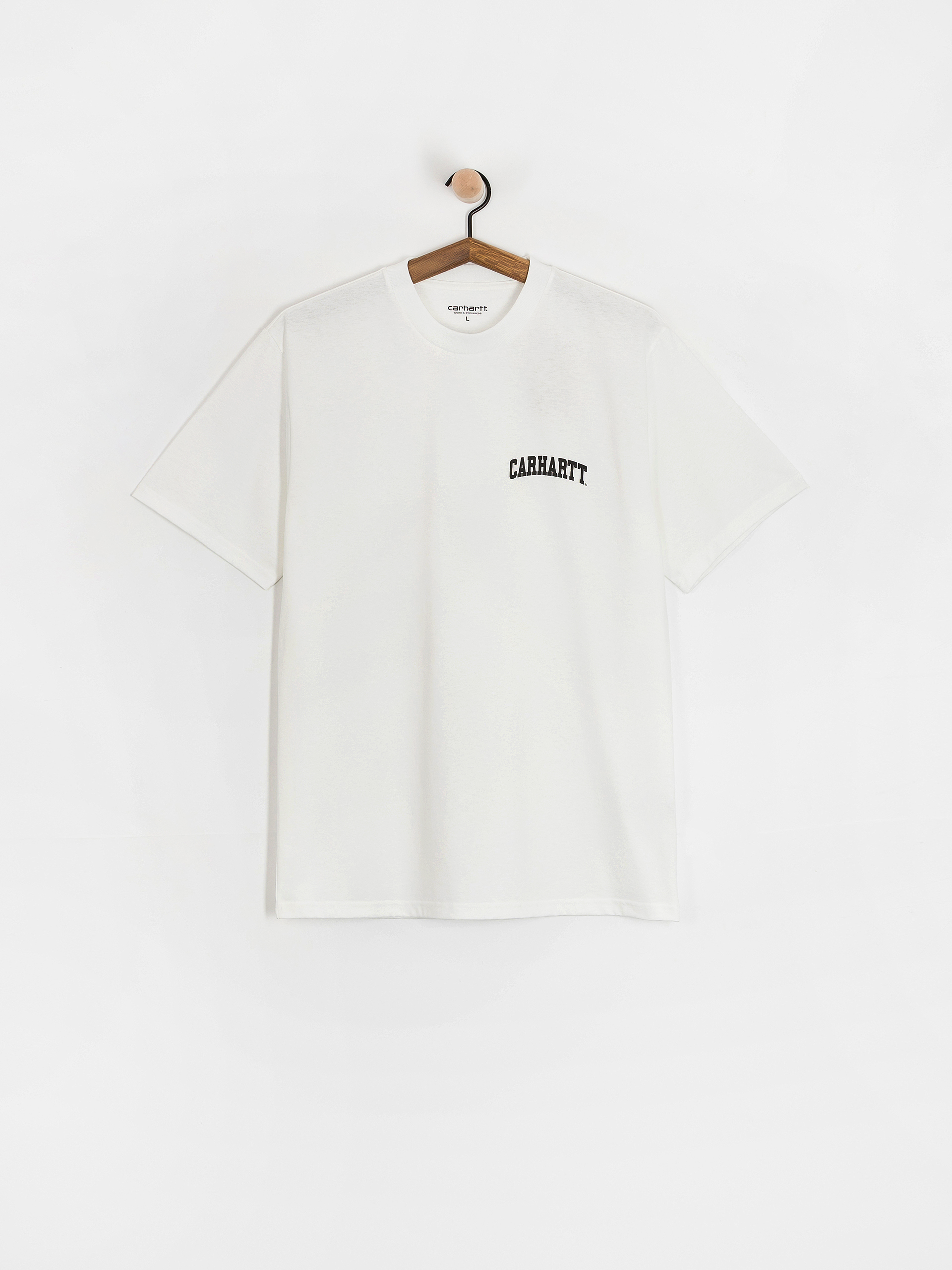 Tričko Carhartt WIP University Script (white/black)