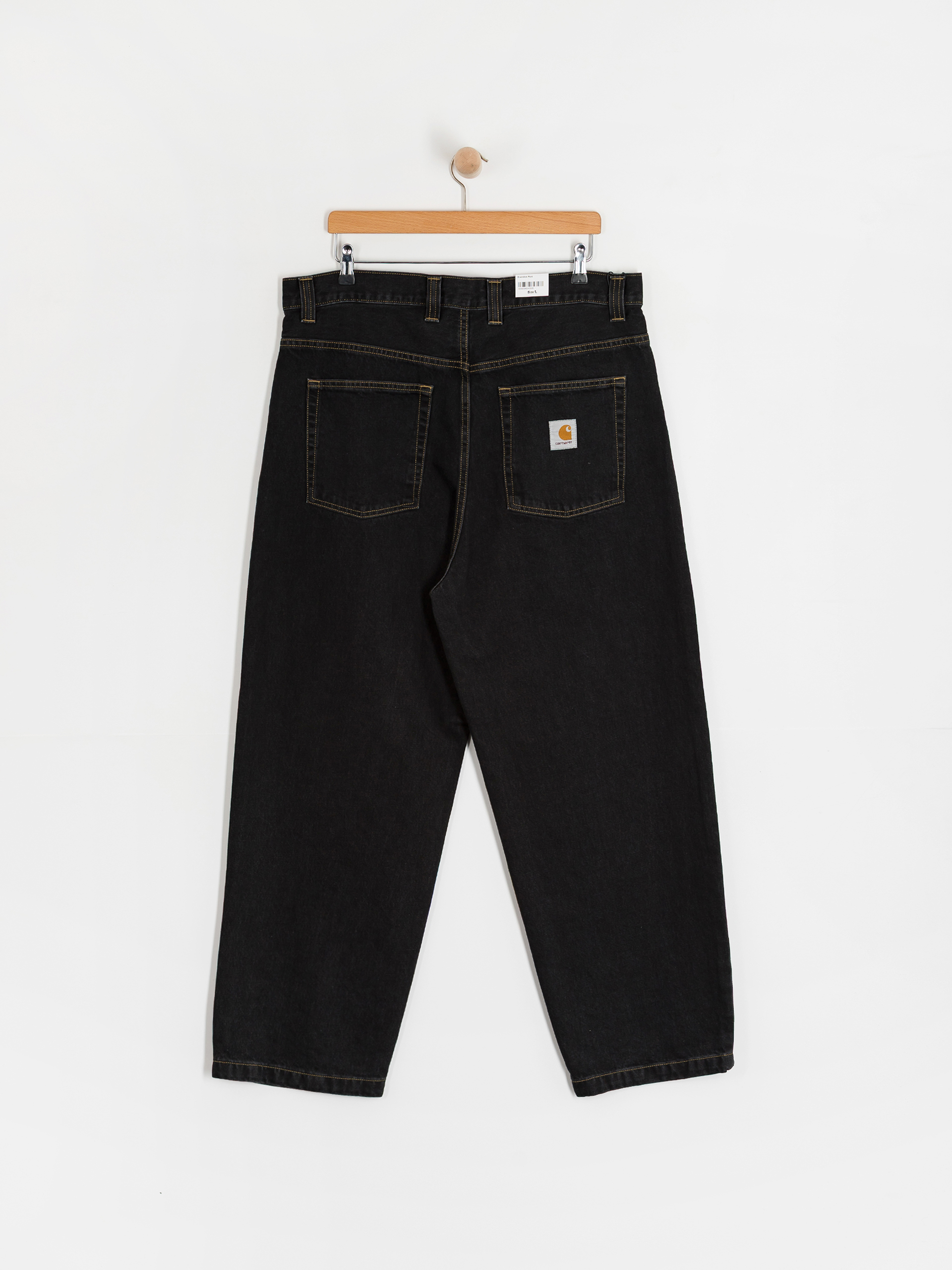 Kalhoty Carhartt WIP Brandon (black/stone washed)