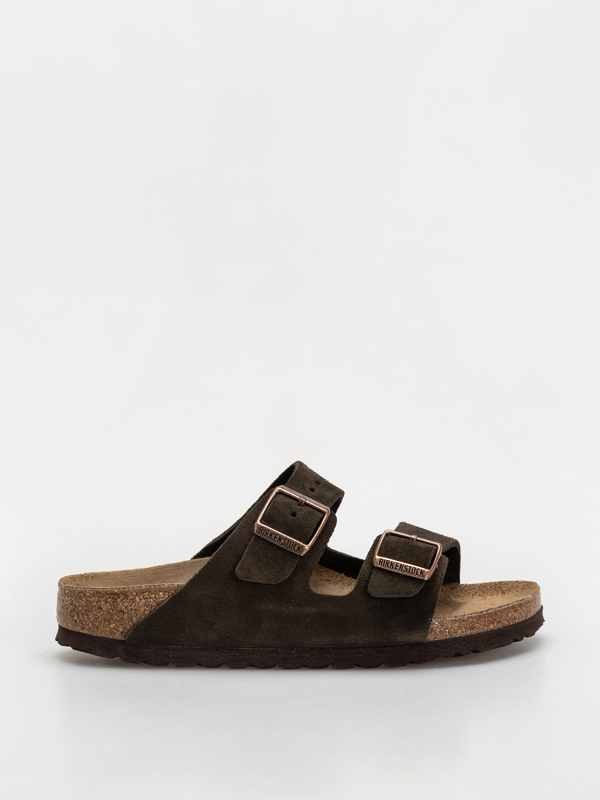 Plu00e1u017eovky Birkenstock Arizona Suede Leather Narrow Wmn (mocca)
