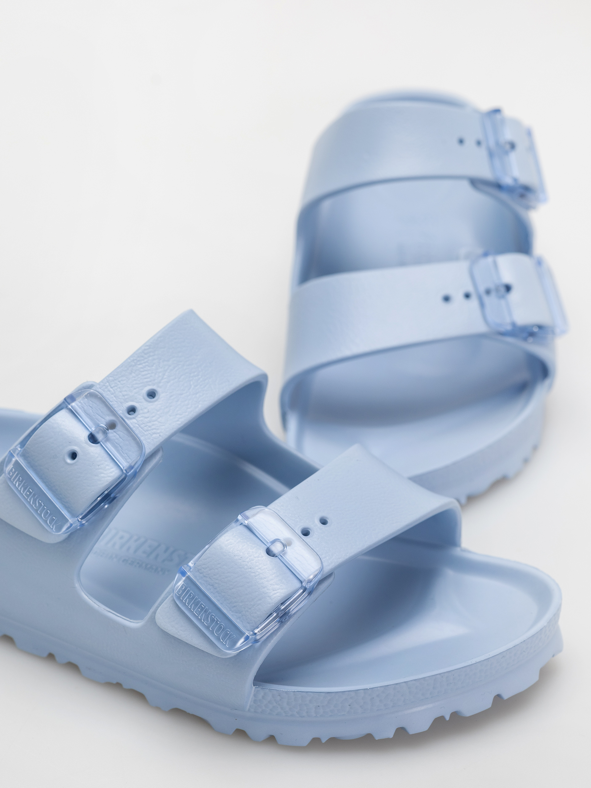 Plážovky Birkenstock Arizona Stealth Buckle EVA Narrow Wmn (dusty blue)