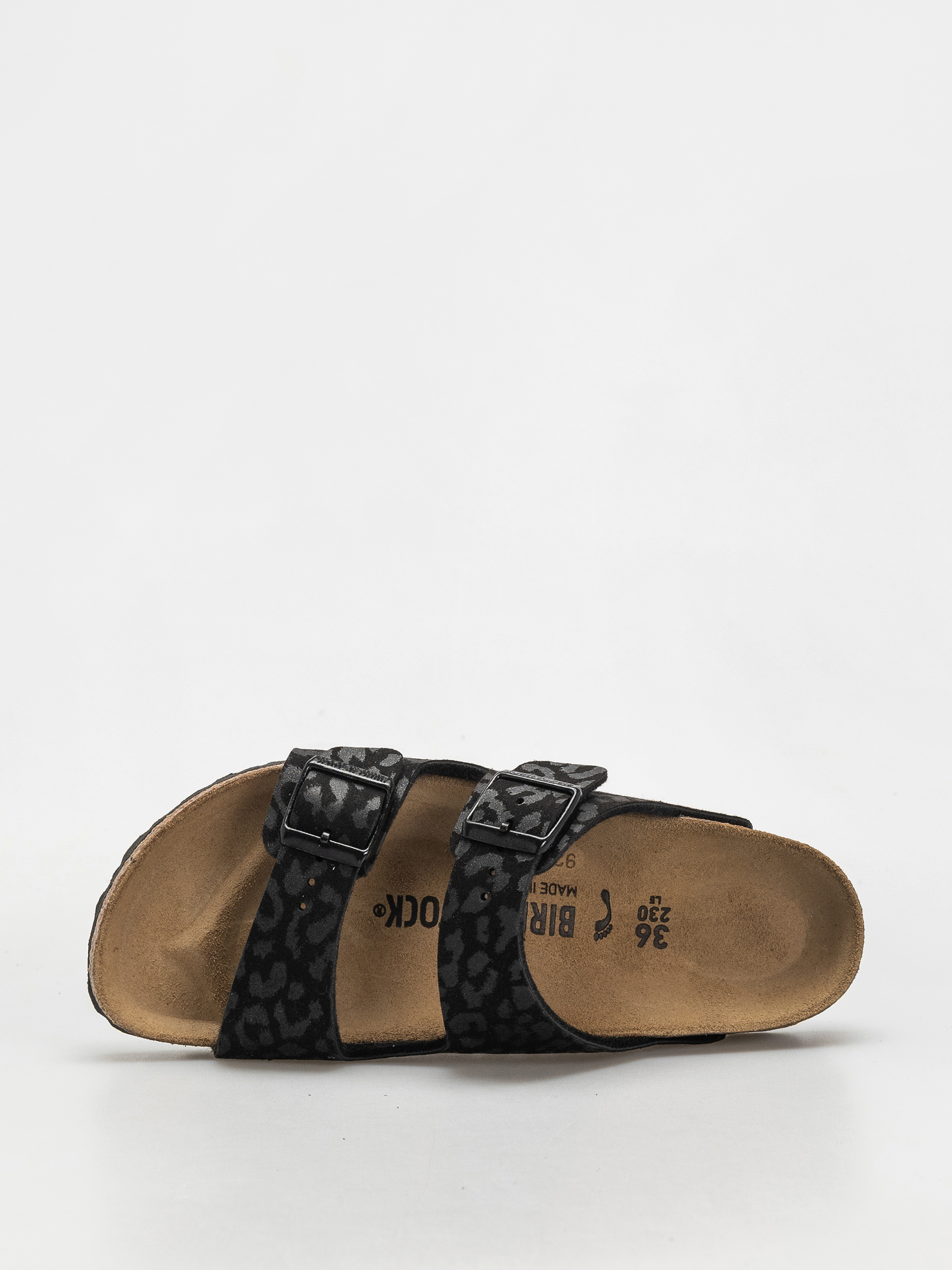 Plážovky Birkenstock Arizona Synthetics Narrow Wmn (leo black)