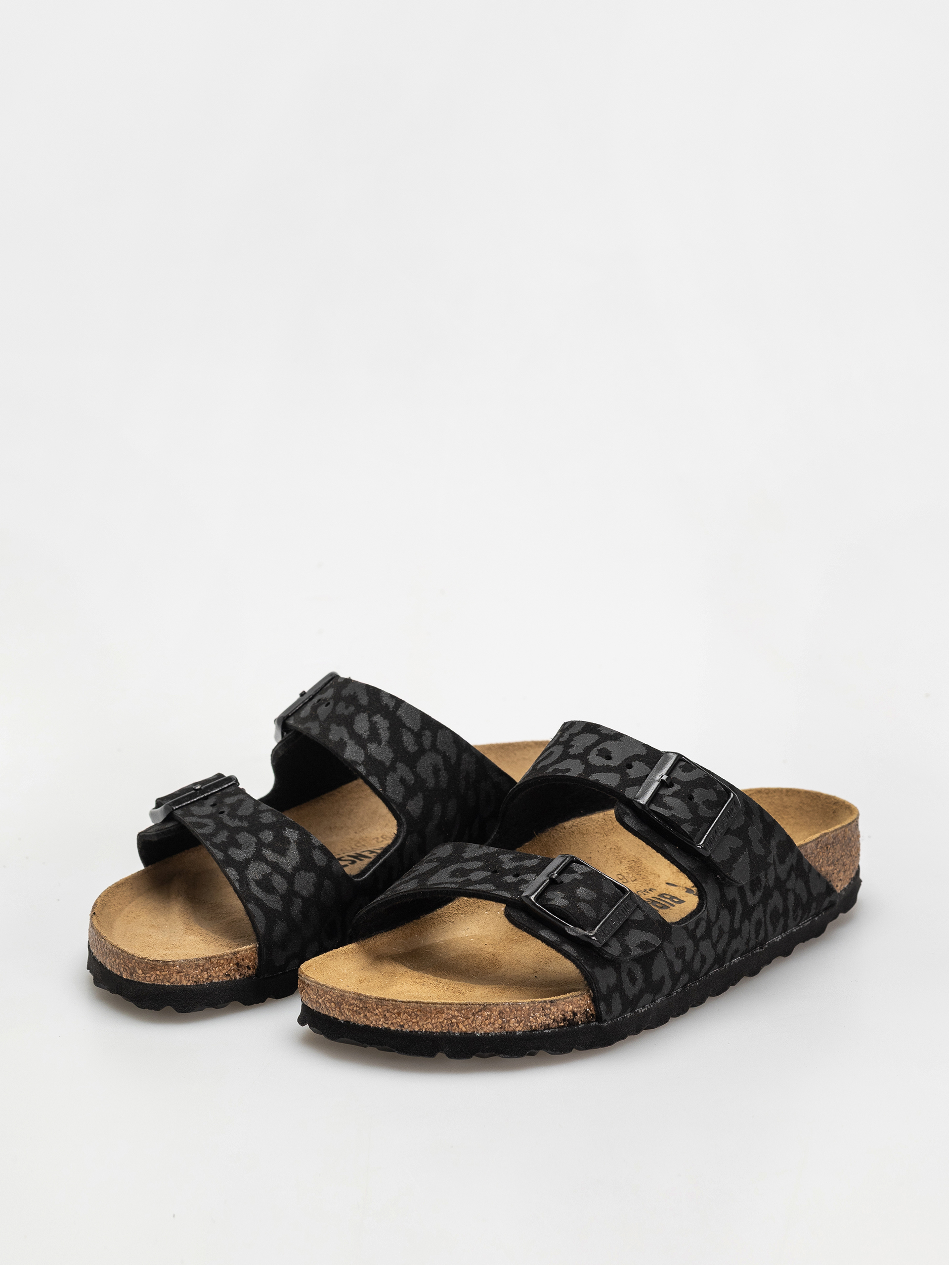 Plážovky Birkenstock Arizona Synthetics Narrow Wmn (leo black)