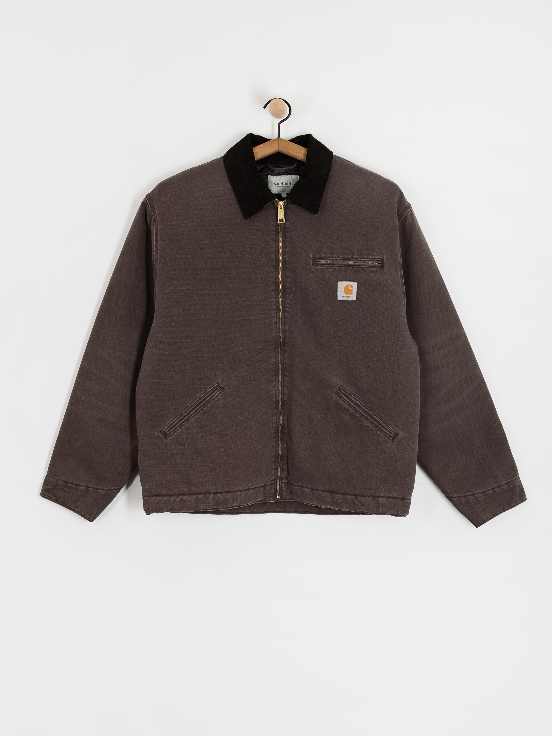 Bunda Carhartt WIP OG Detroit (tobacco/black/stone canvas)
