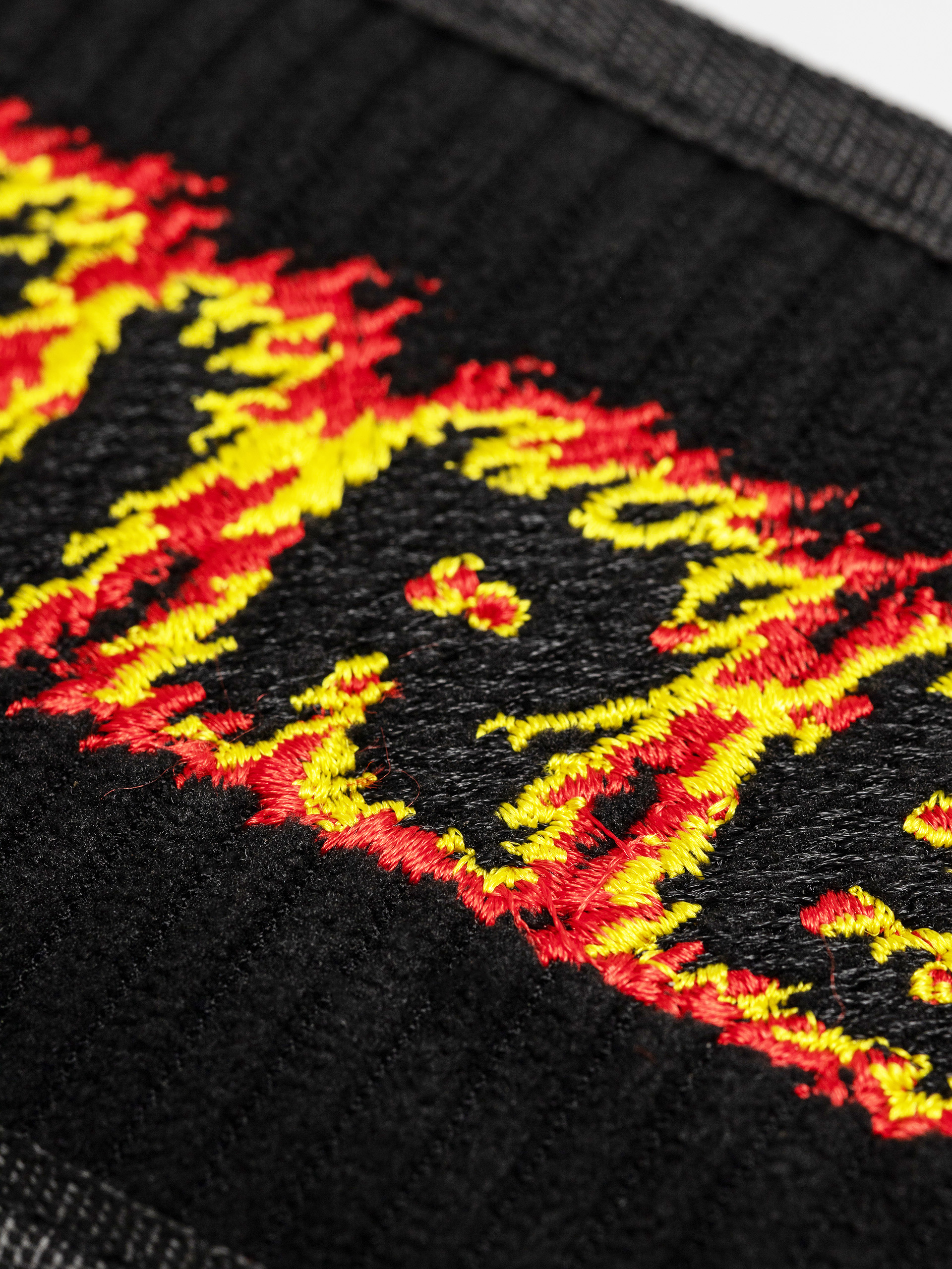 Peněženka Spitfire Flames Script (black)