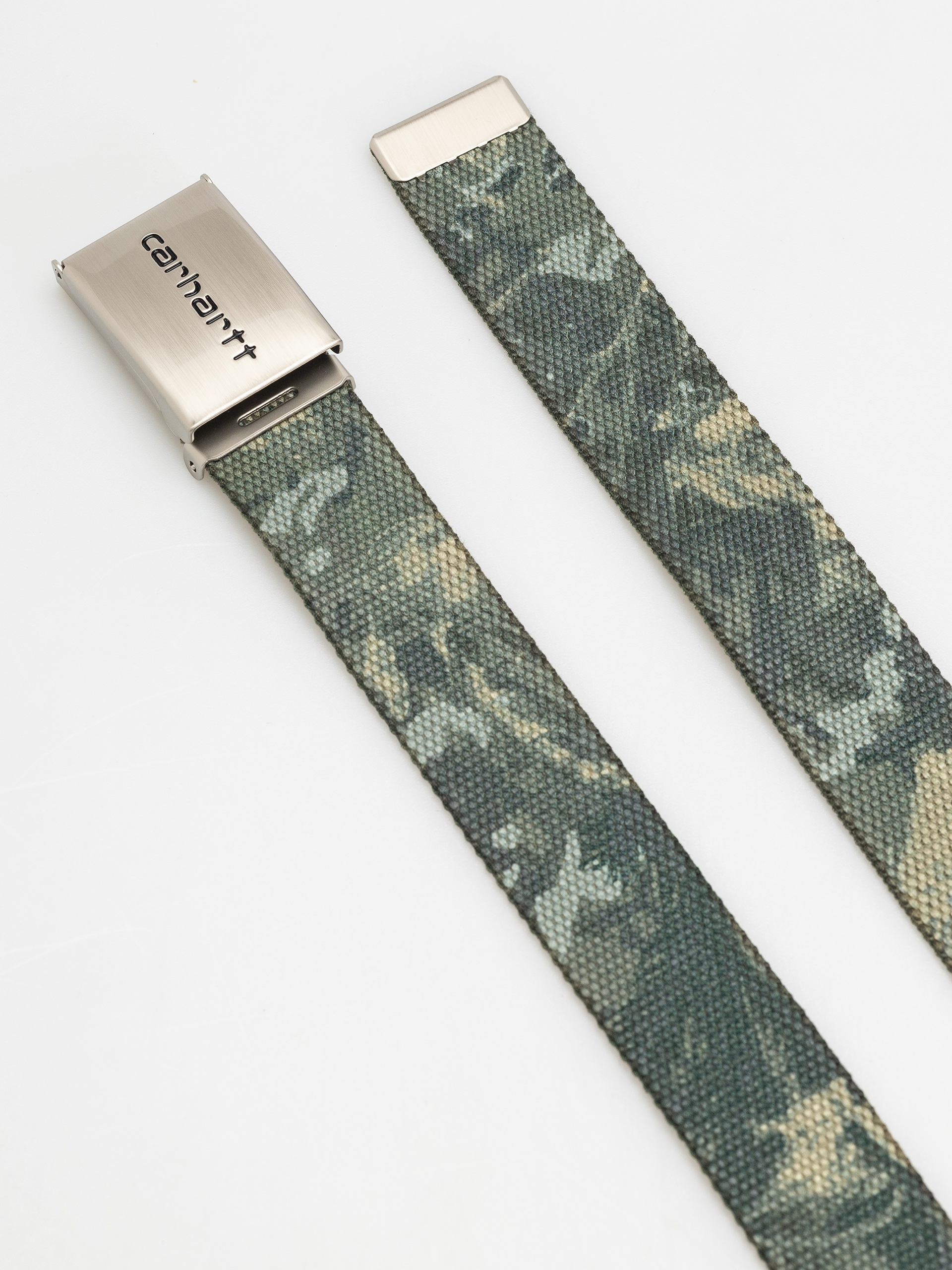 Pásek Carhartt WIP Clip Chrome (camo combi/green)